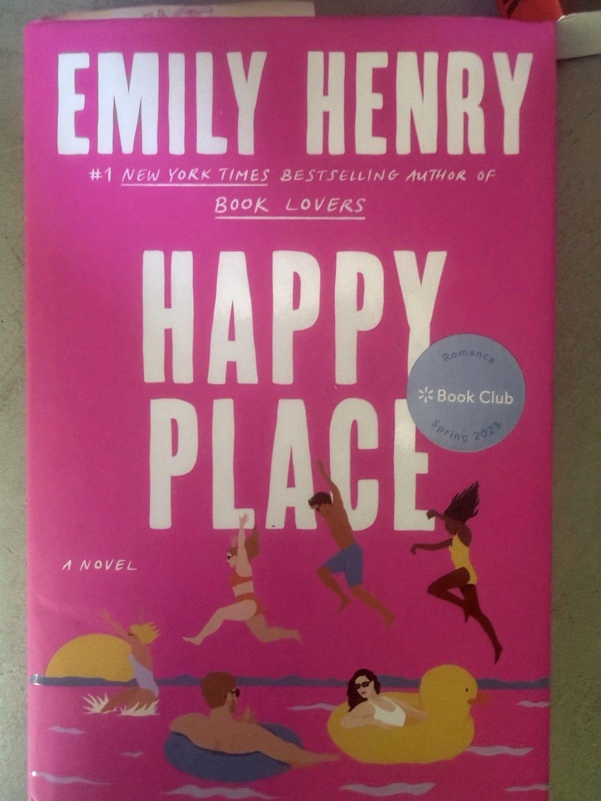 Emily Henry Happy Place, Hardcover Novel, YA Romance Fiction, 2023 Berkley