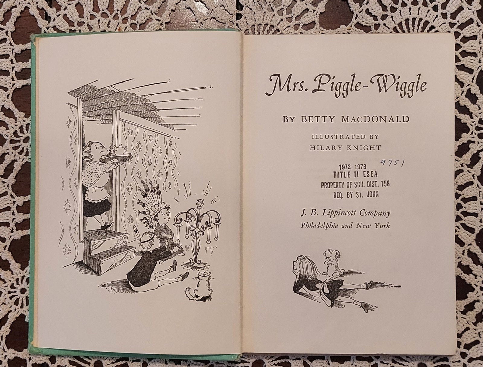 Mrs Piggle-Wiggle’s Lot 3 Vintage HC Betty MacDonald Magic Farm Piggle-Wiggle