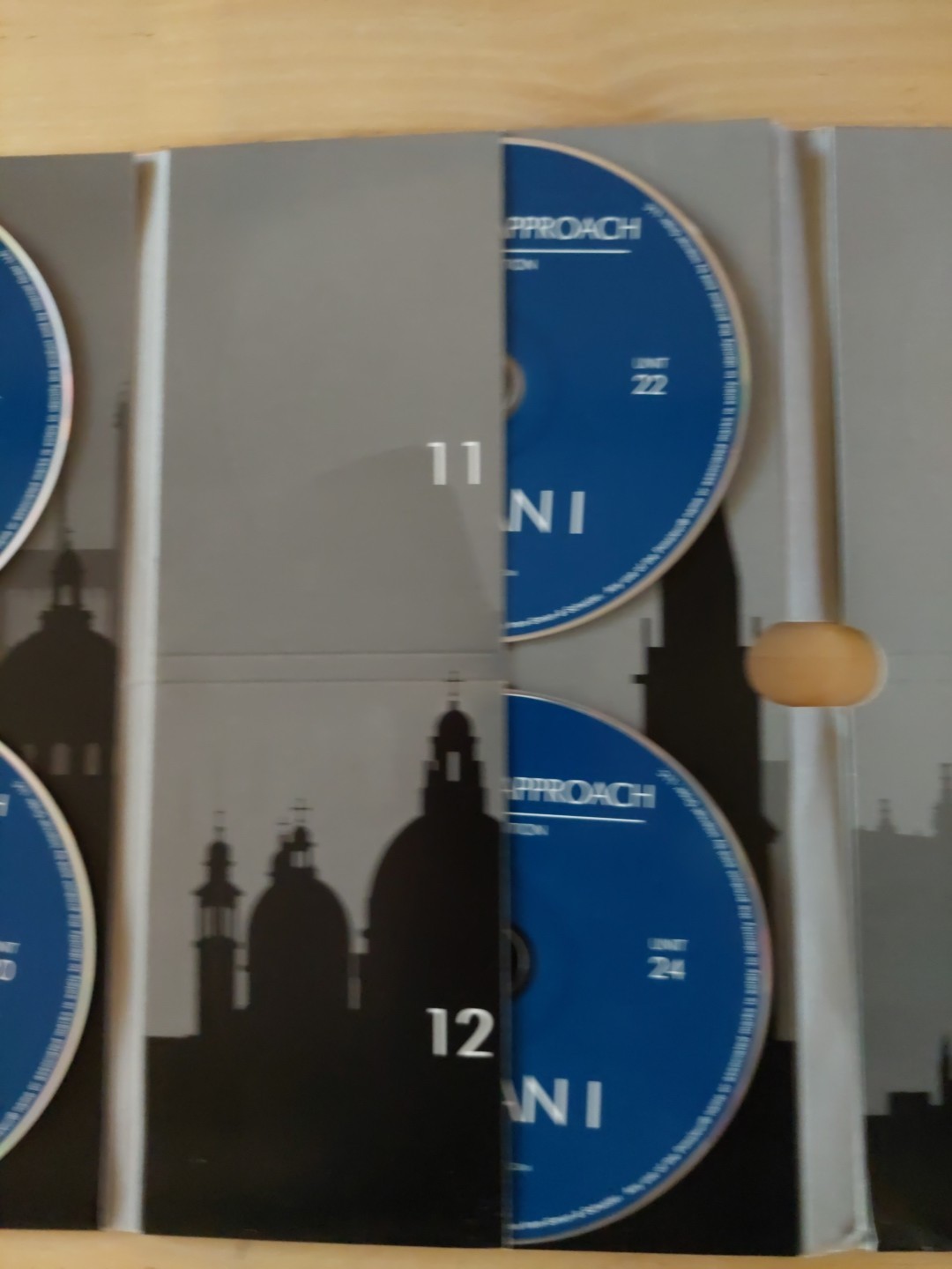 ***Discs 9–16*** Pimsleur Approach Gold Edition Italian 1 an 8‑CD Set Used