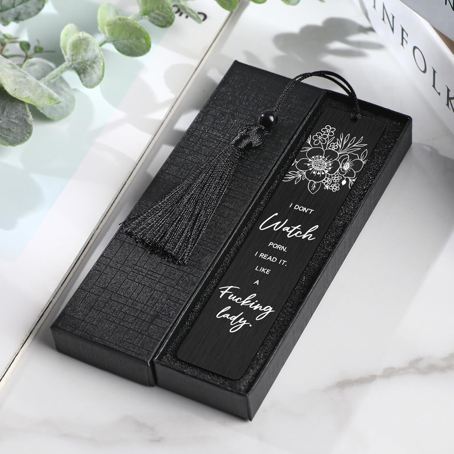 Funny Bookmark Book Lovers Gift – Dark Romance Bookmark Stainless Steel Bookmark