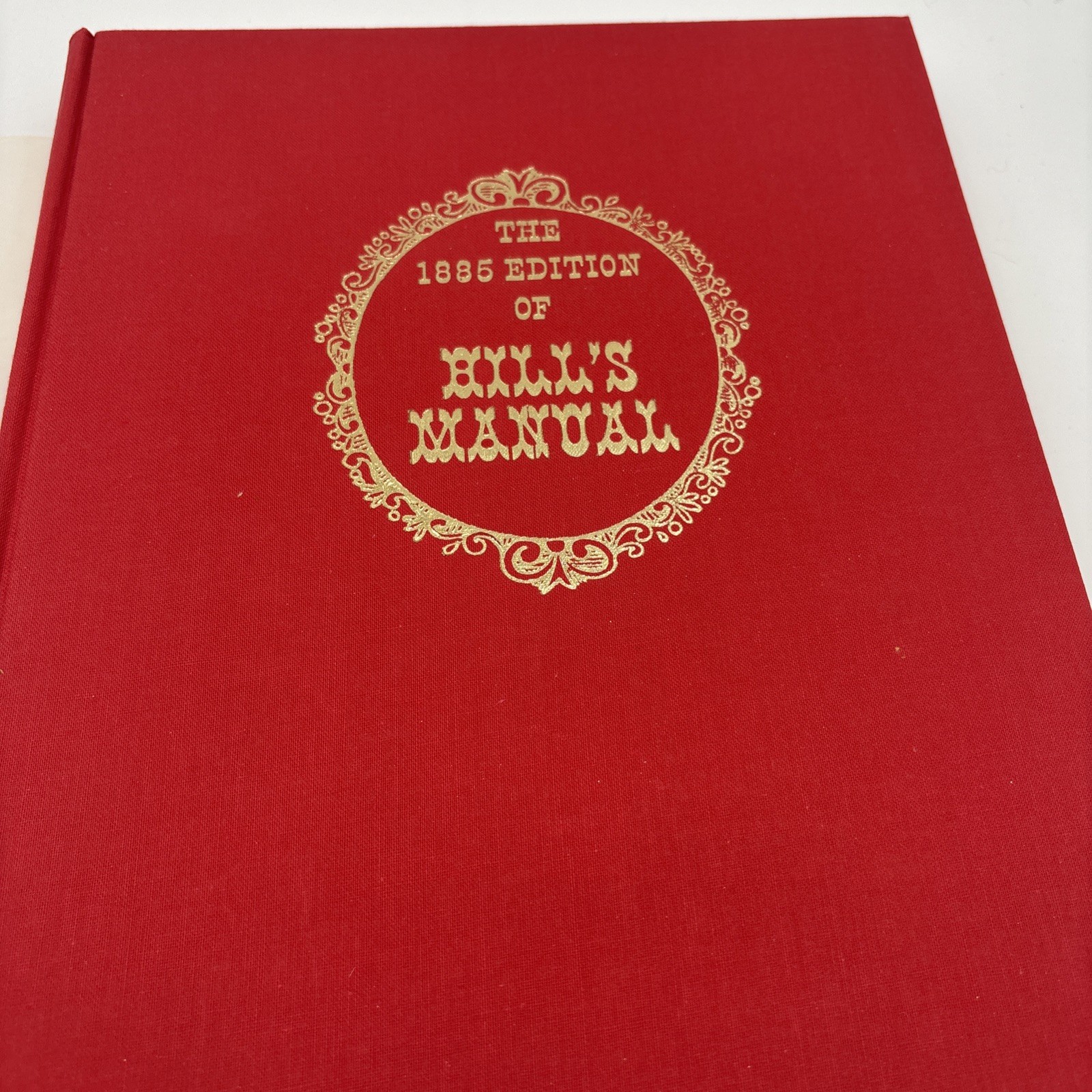 Hill’s Manual Thos. E. Hill 1971 Reissue Victorian Etiquette Guide Dust Jacket