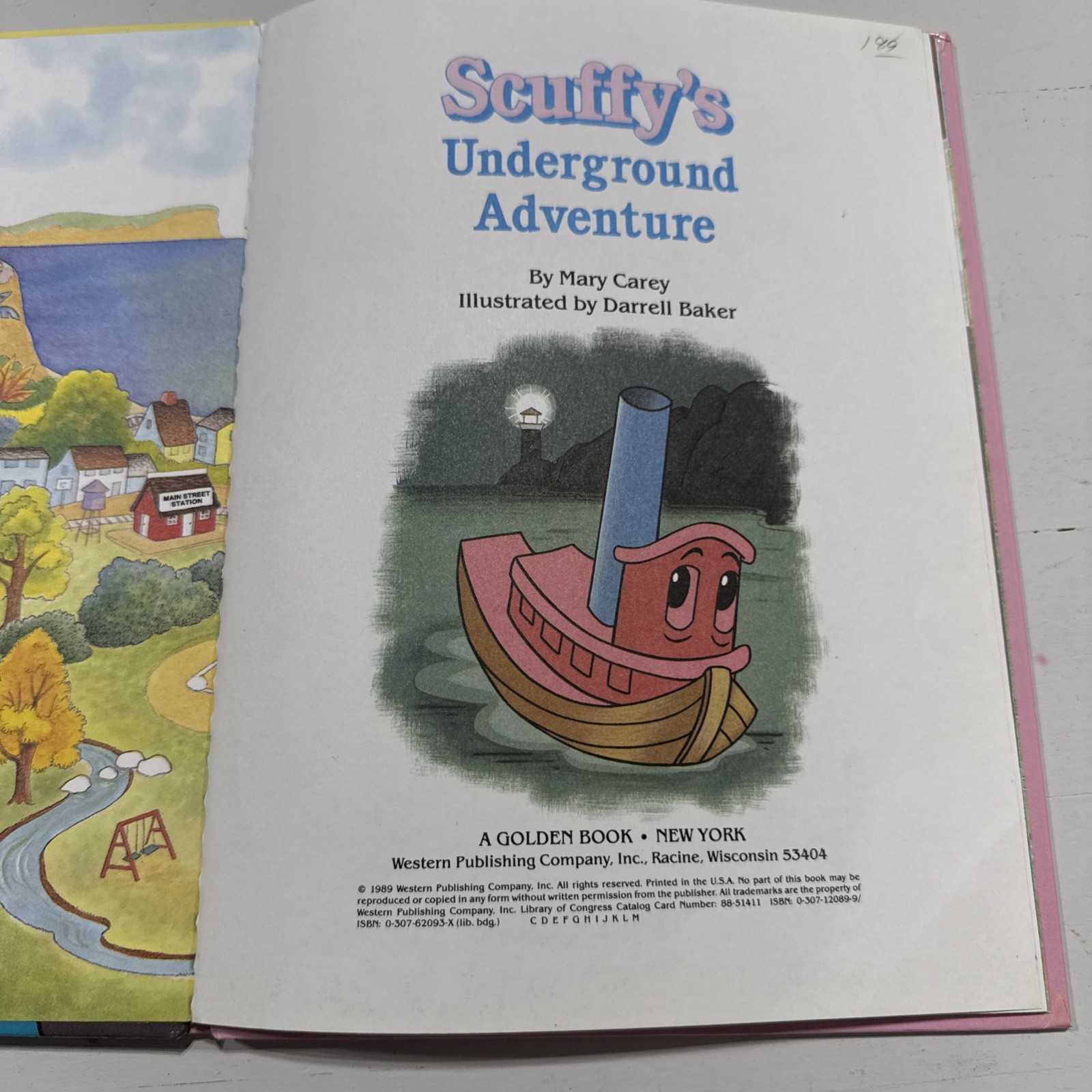 Scuffy’s Underground Adventure – Hardcover, by Baker Darrell – Very Good 1989