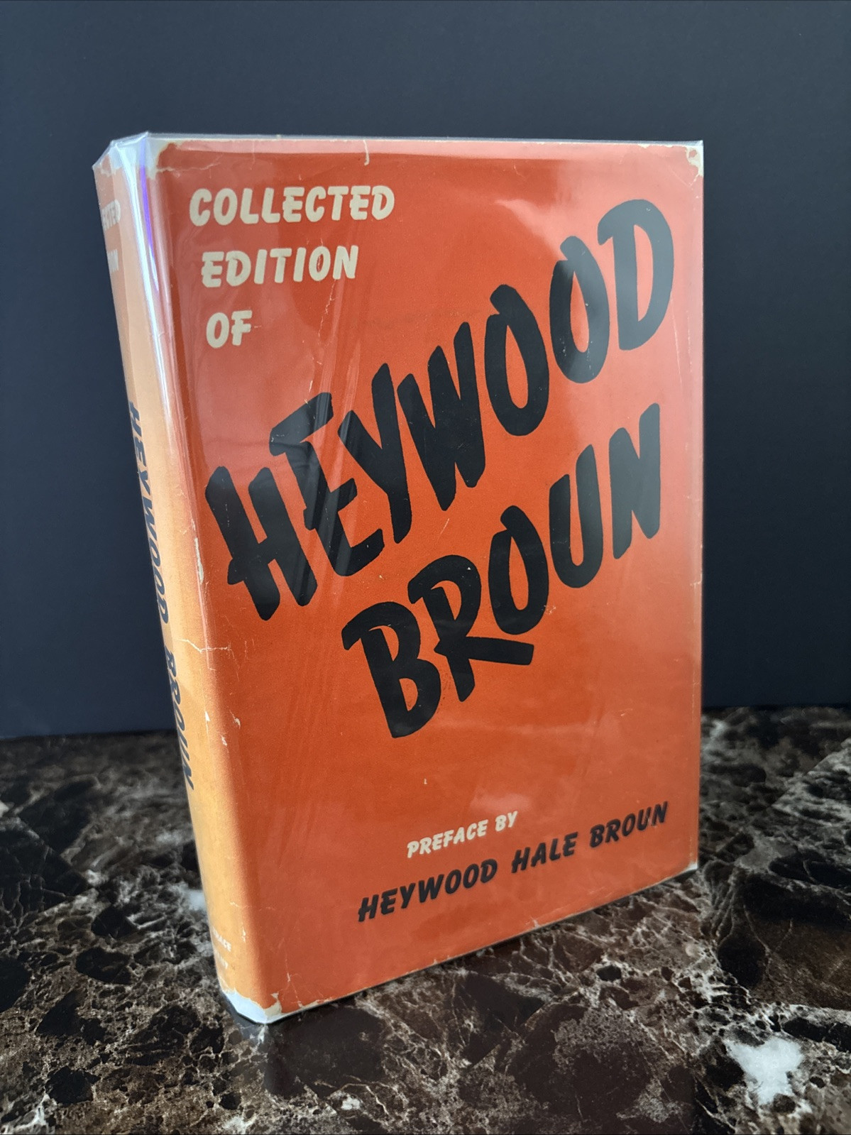 Collected Edition of Heywood Broun. 1st EDITION. 1941. HCDJ