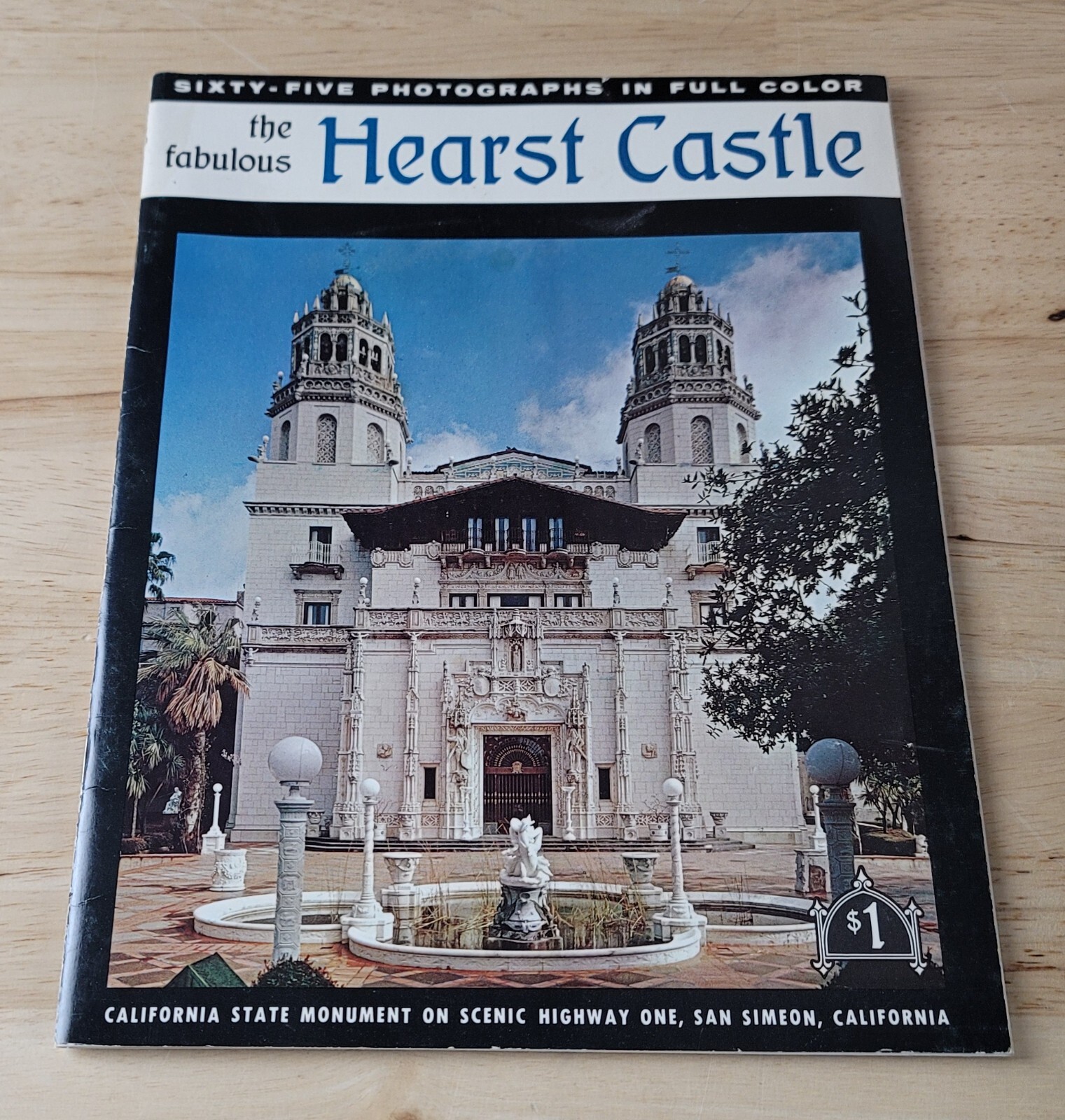 The Fabulous HEARST CASTLE COLOR GUIDE 65 Photographs In Full Color PB ©1961