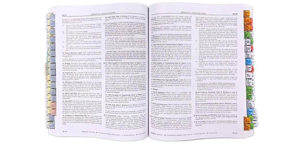 National Electrical Code® (NEC®) Tabs, 2023 Edition