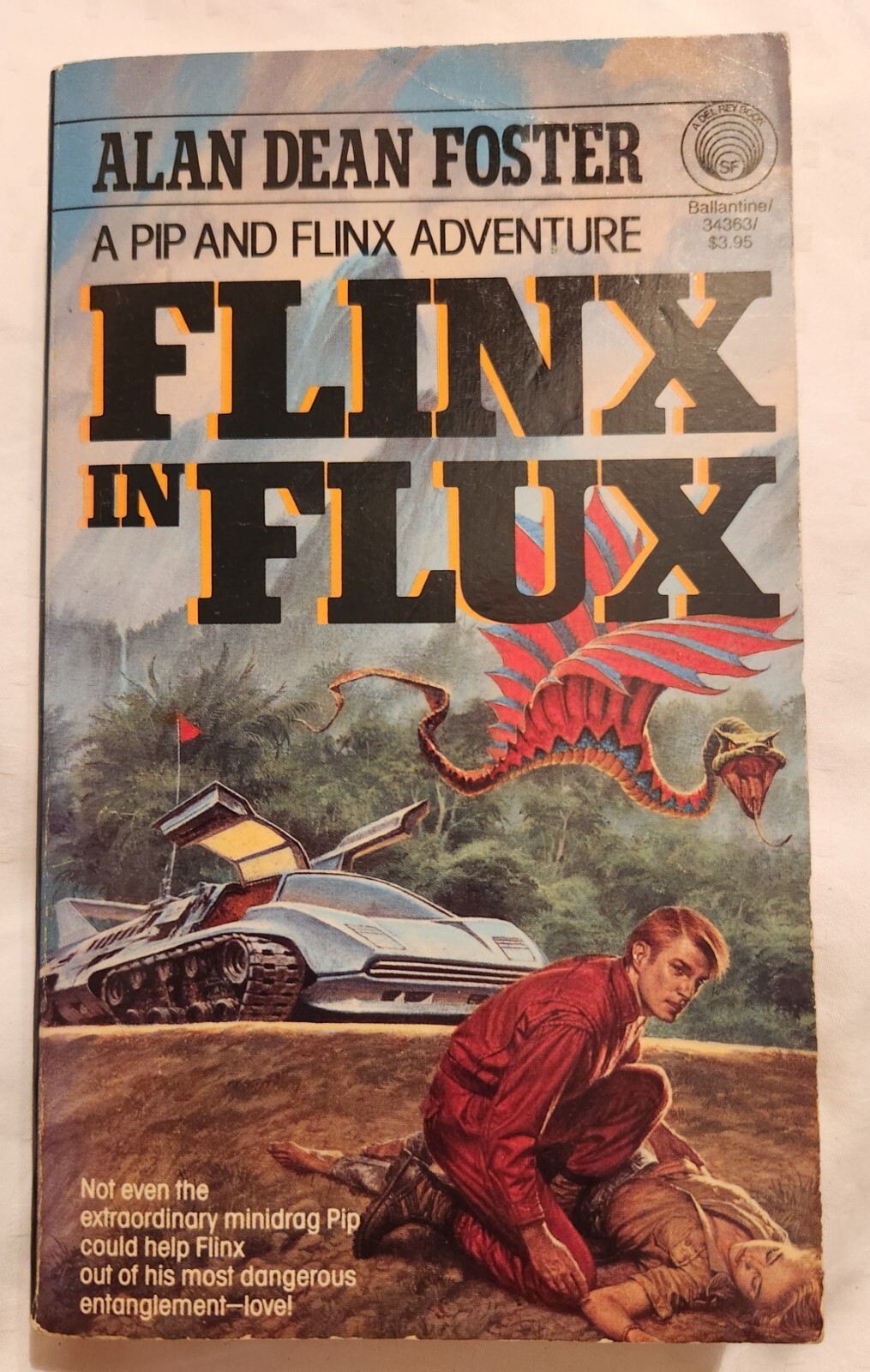 Alan Dean Foster Flinx in Flux A Pip and Flinx Adventure First Edition 1988