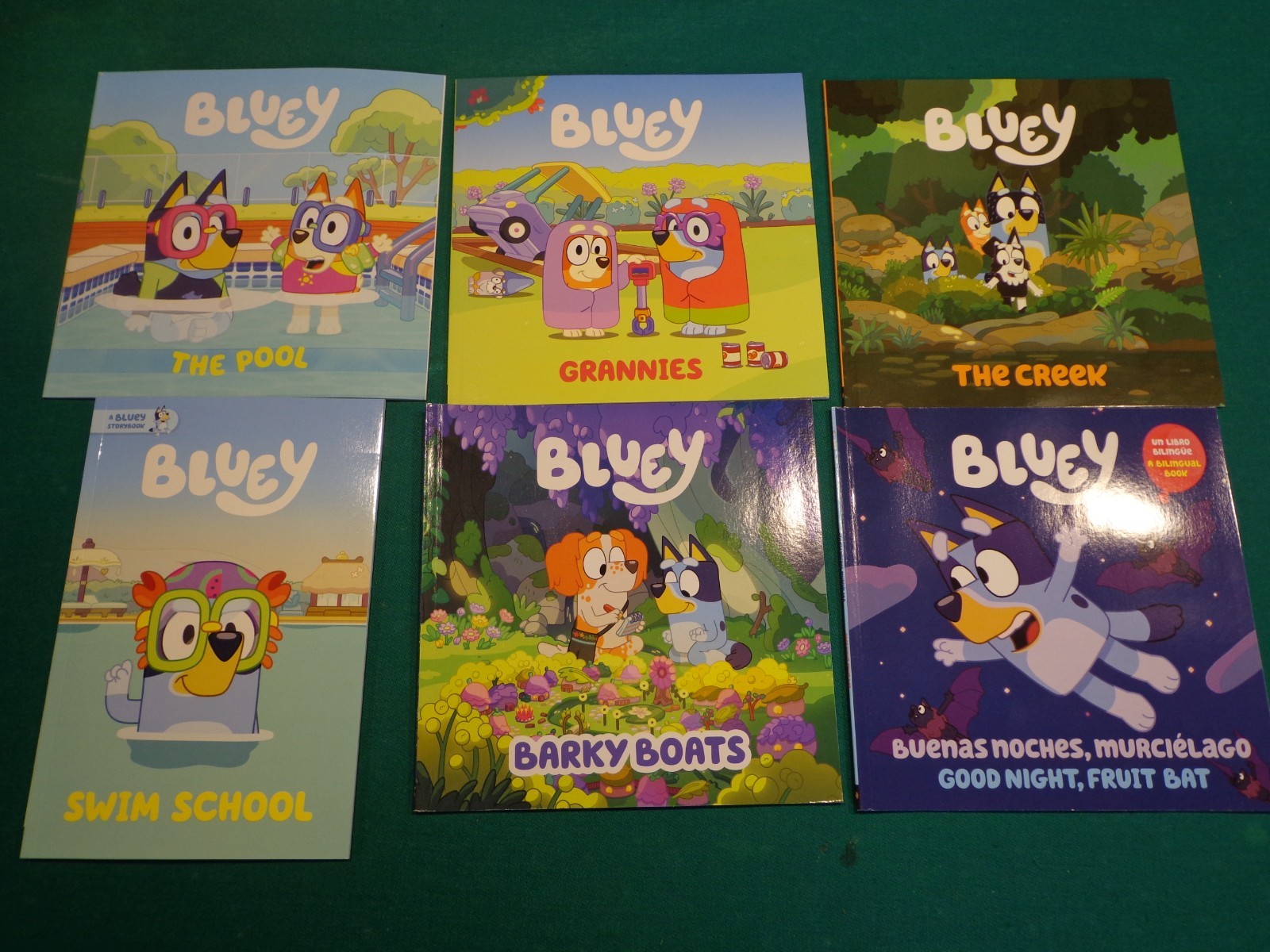 Lot Of 6 Bluey Books, NEW free shipping