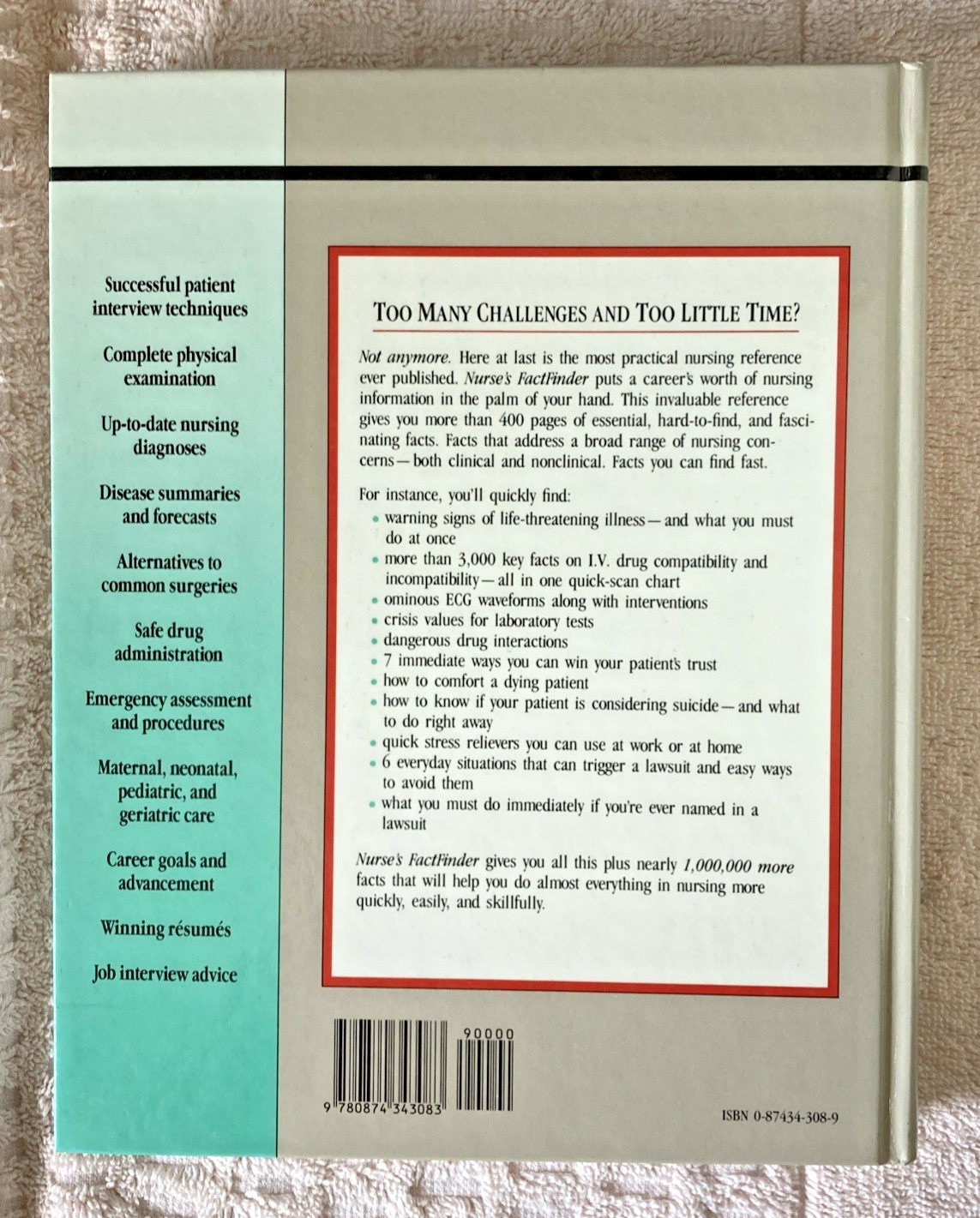 Nurse’s Factfinder by Springhouse Publishing Company Staff (Hardcover)