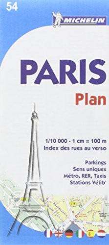 Michelin Paris Plan Street Map by Michelin Travel Publications Sheet map, folded