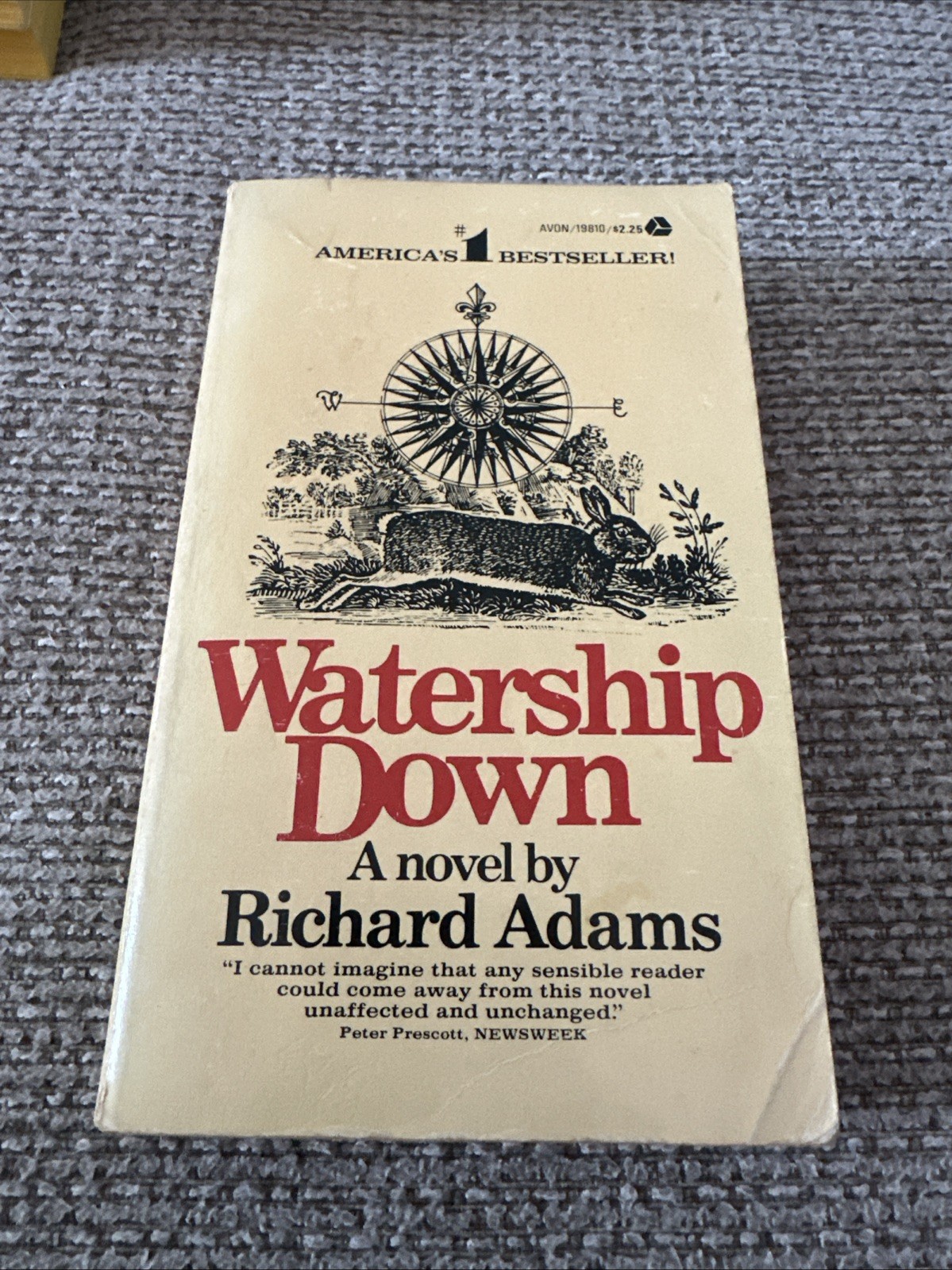 1975 Watership Down paperback Richard Adams 1st Avon Printing
