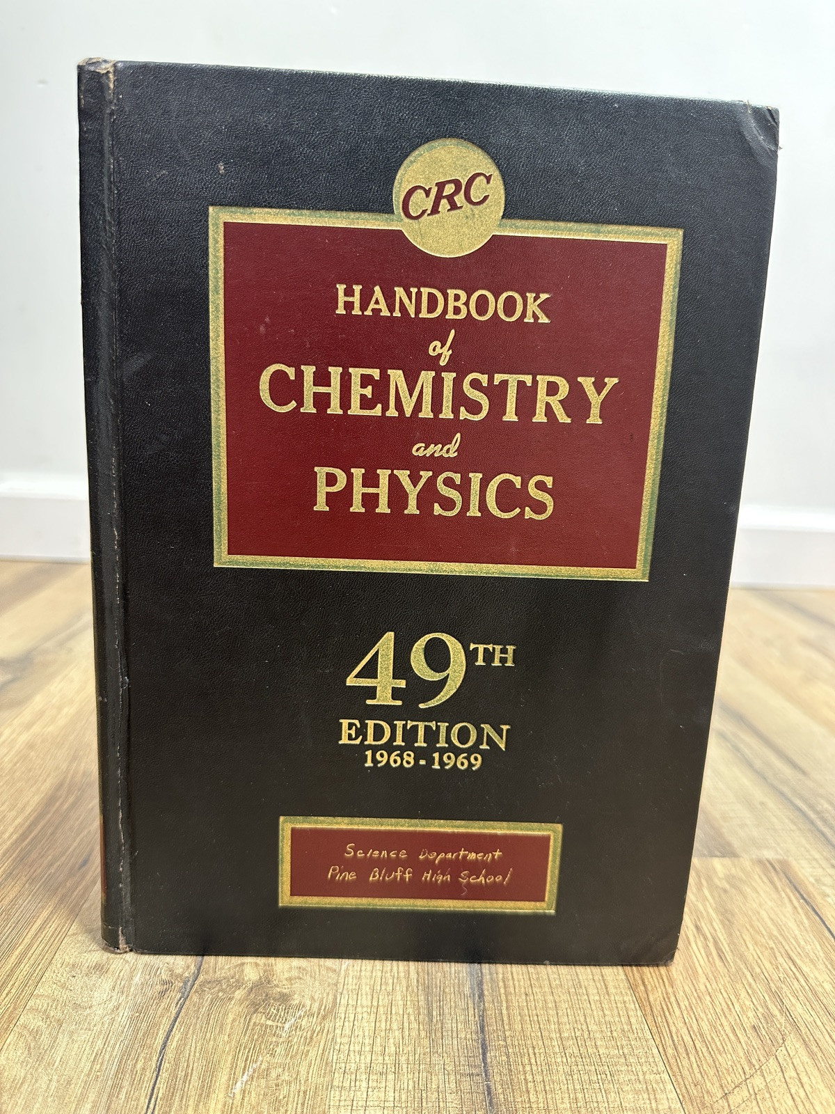 CRC Handbook of Chemistry and Physics • 49th Edition 1968-1969 Big Book Science