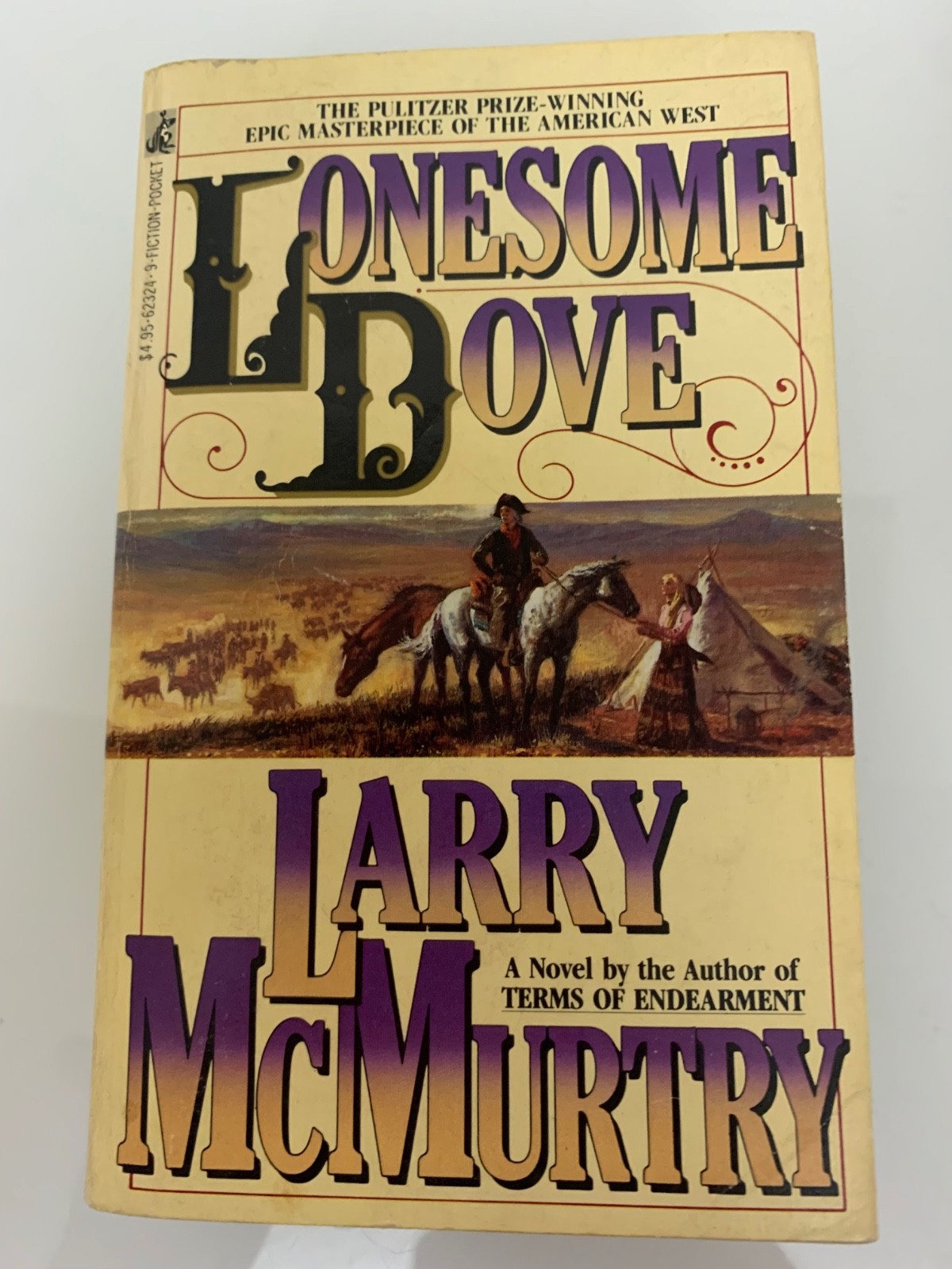 Larry McMurtry Lonesome Dove & Streets of Laredo Lot of 2 PBs 1st Prints Good