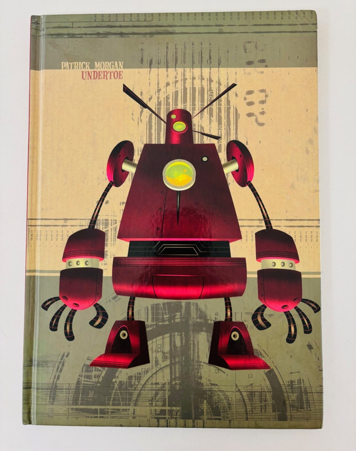 SIGNED Undertoe Patrick Morgan Art Book HC 1st Ed + ORIGINAL SKETCH Caricature