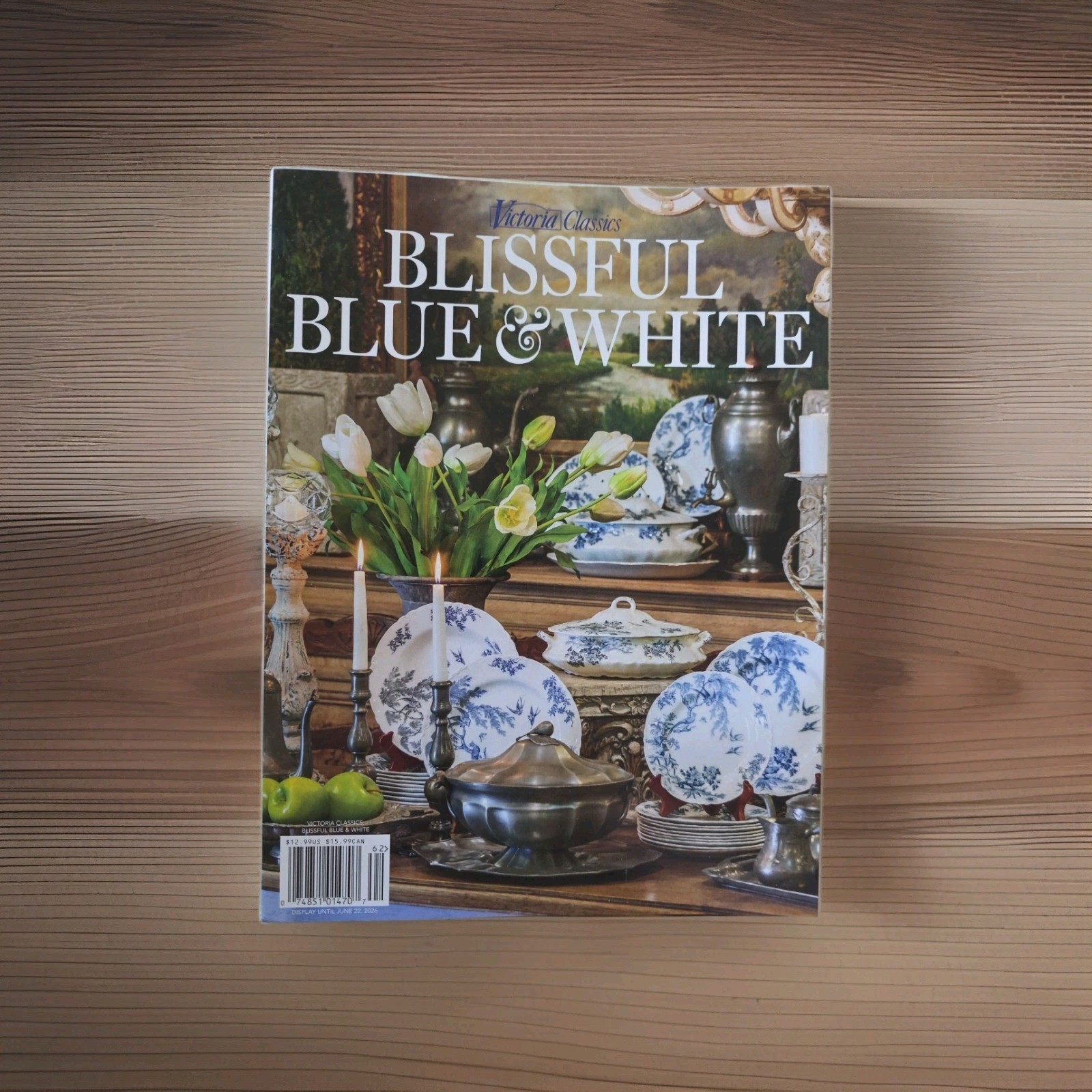Victoria Classics Magazine Blissful Blue & White
