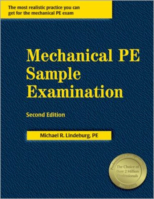 Mechanical PE Sample Examination Paperback Michael R. Lindeburg
