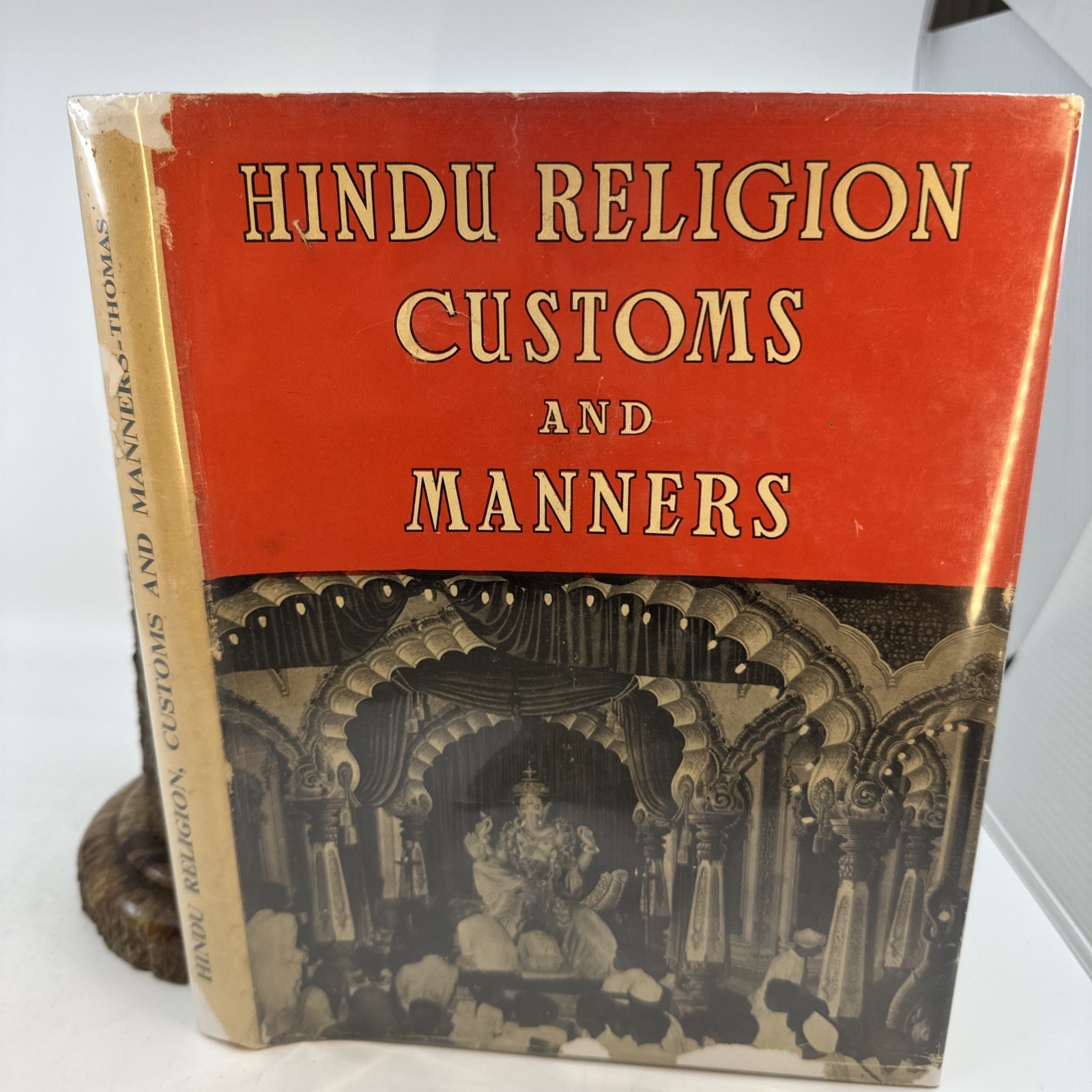 Hindu Religion Customs Manners P Thomas 1960 Illustrated HC DJ India (AH53)