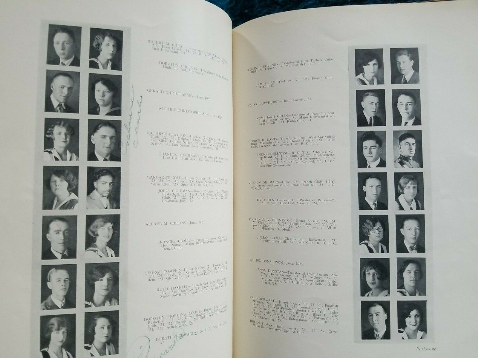 Technical HS Yearbook The Annual Scribe 1928 Oakland CA w Rare Original Cartoons