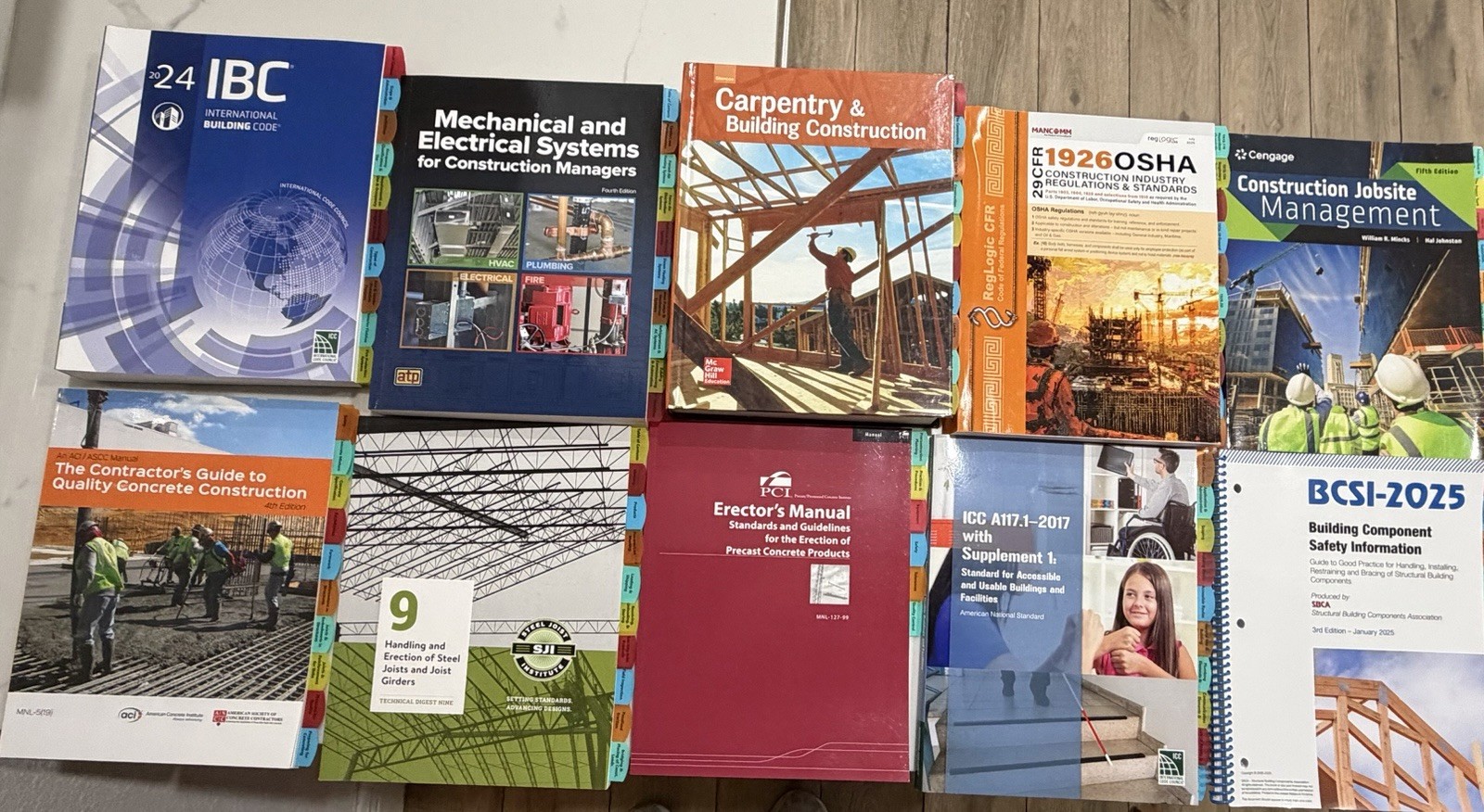 Highlighted and Tabbed Georgia GC Reference Book Set for NASCLA exam