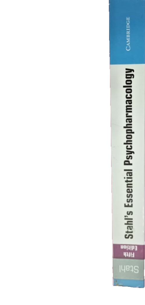 Stahl’s Essential Psychopharmacology 5th Edition