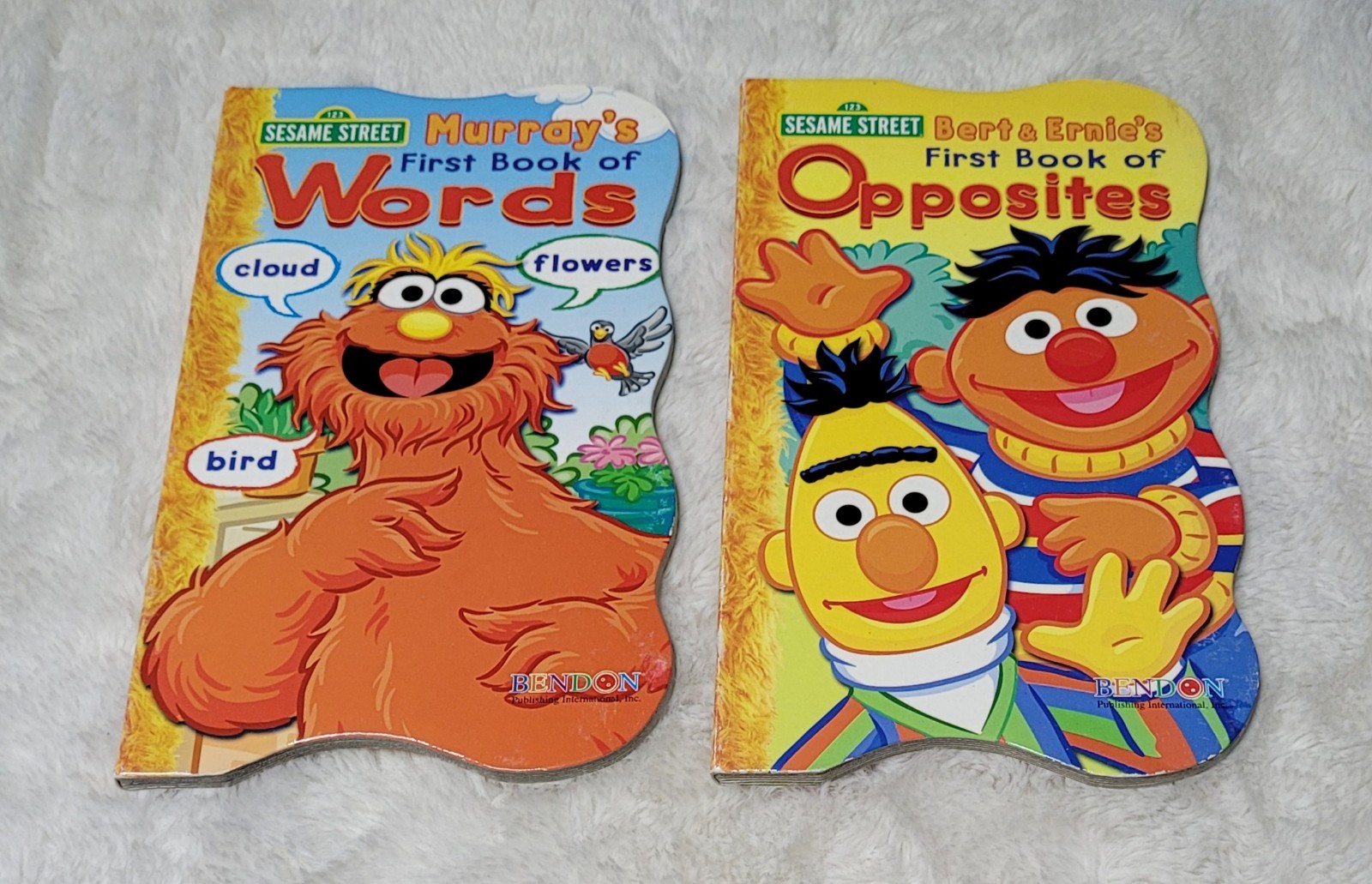 Sesame Street Cookie Monster Grover Burt Ernie Board Books Set of 5 So Cute ?