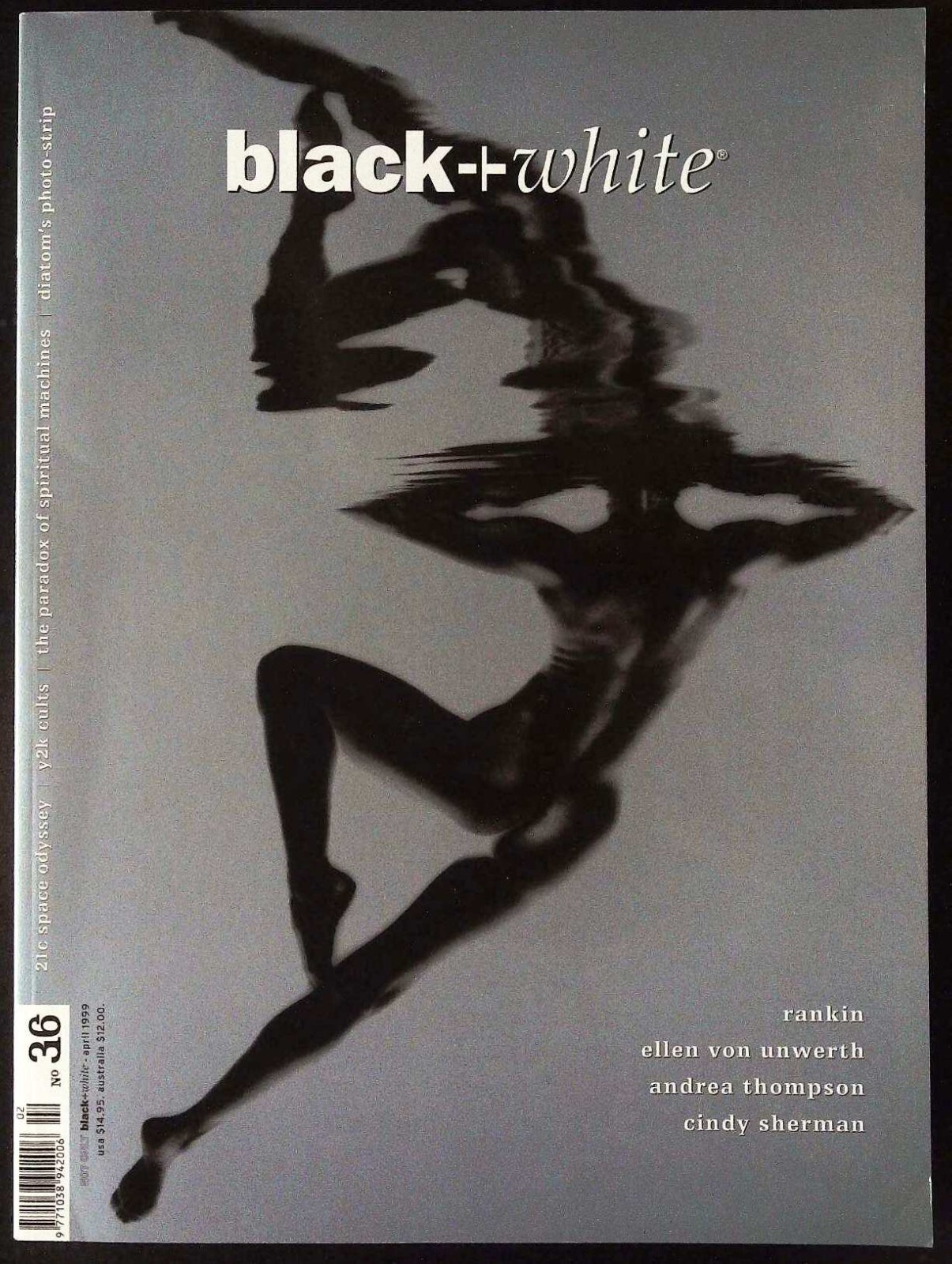 NOT ONLY BLACK+WHITE #36 April 1999 RANKIN Andrea Thompson CINDY SHERMAN @N/Mint