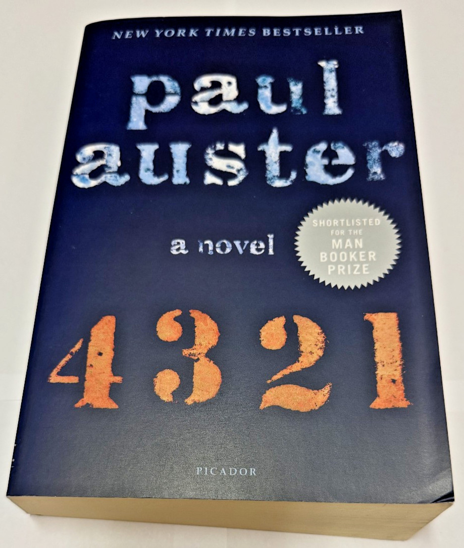 4 3 2 1 : A Novel by Paul Auster (2018, Trade Paperback) USED VERY GOOD