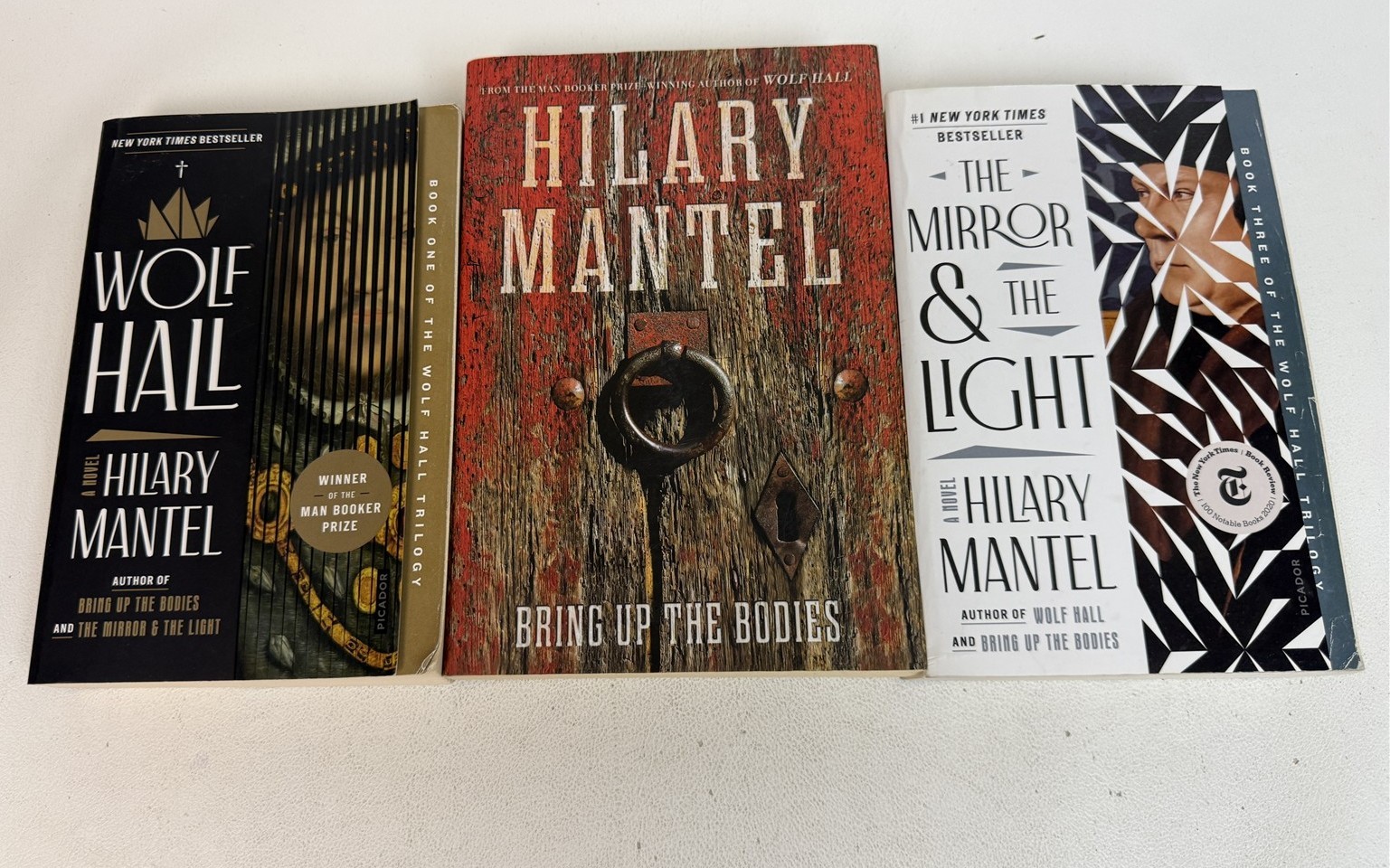 Hilary Mantel Lot All 3 Wolf Hall / Bring Up the Bodies / Mirror and the Light