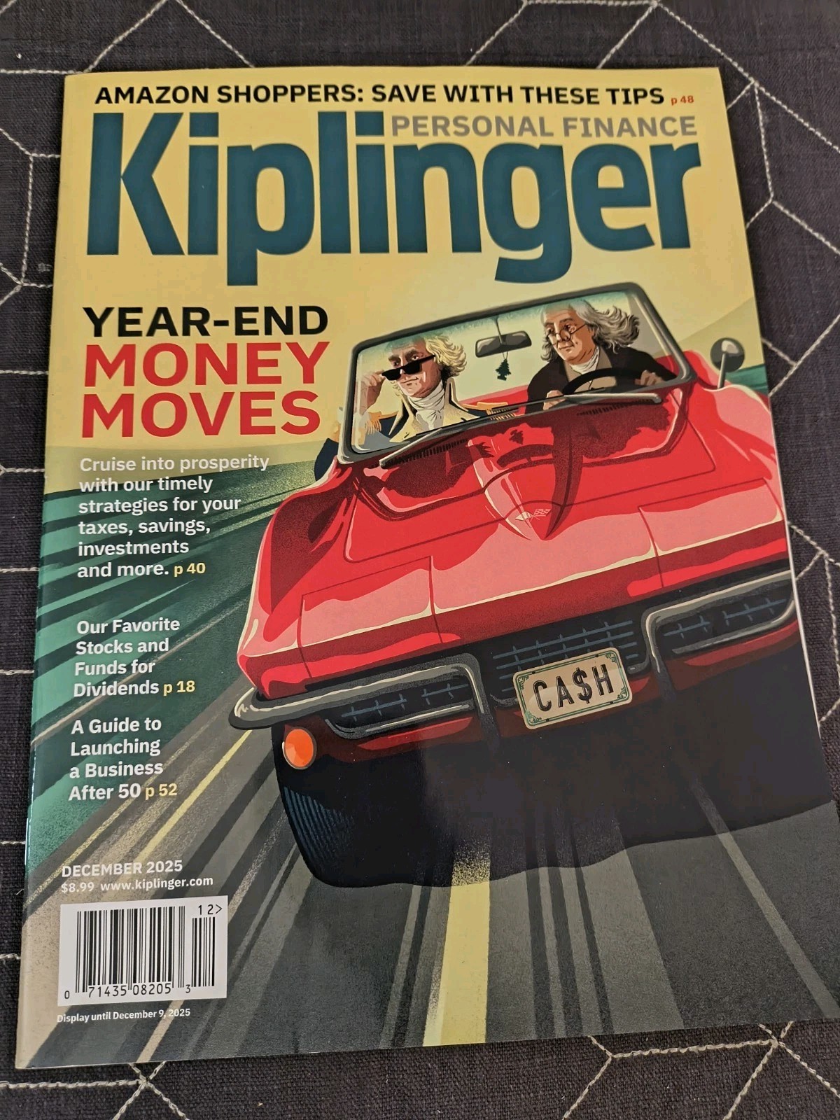 KIPLINGER’S MAGAZINE “YEAR-END Money Moves,” 72 Pages, Dec 2025, New