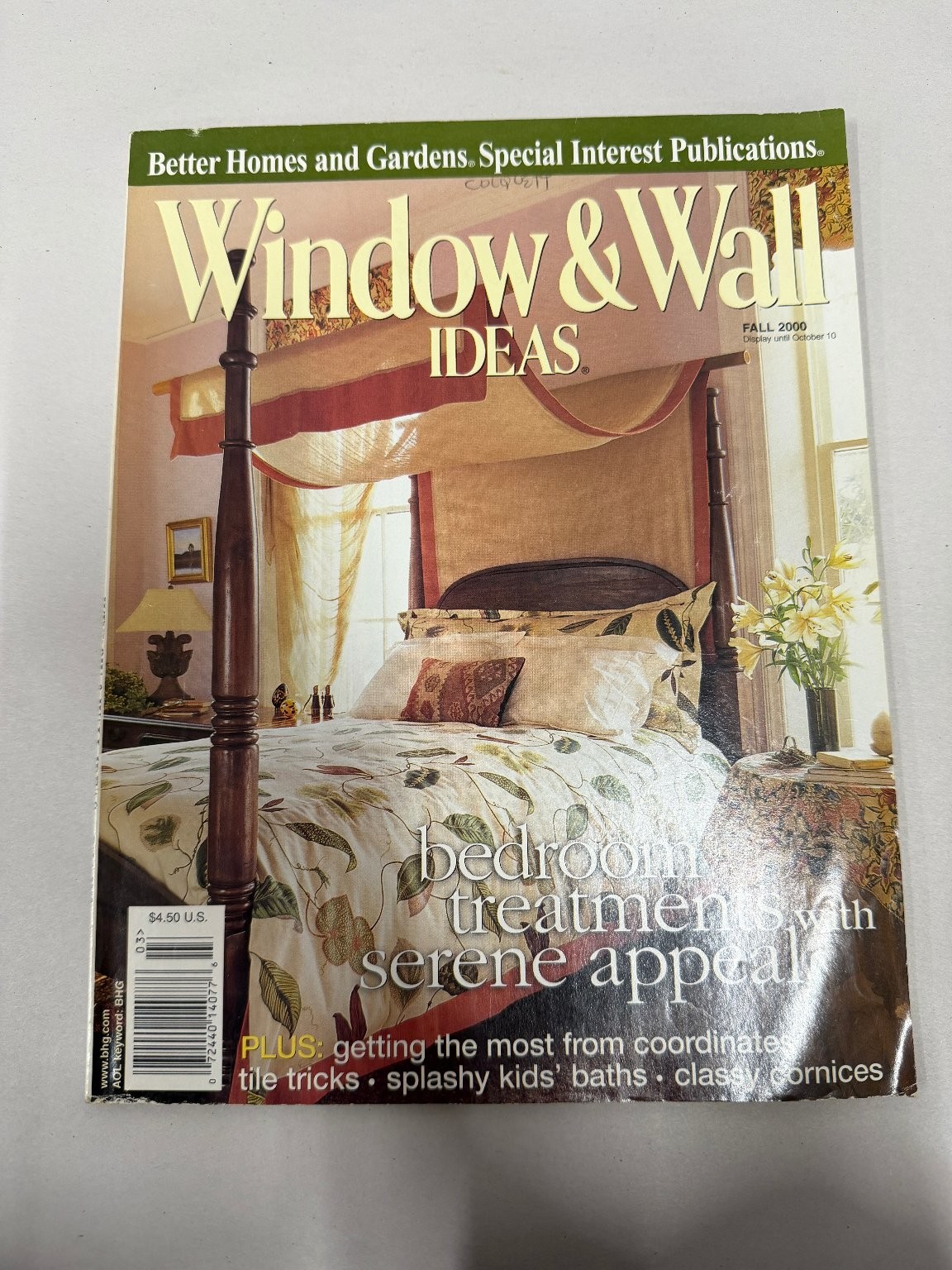 Window & Wall IDEAS FALL 2000 Magazine Bedroom Decor Home Design