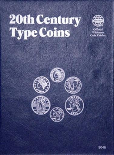 Whitman New Blue Folder 9046 For US 20th Century Type Coins New Album Free Post