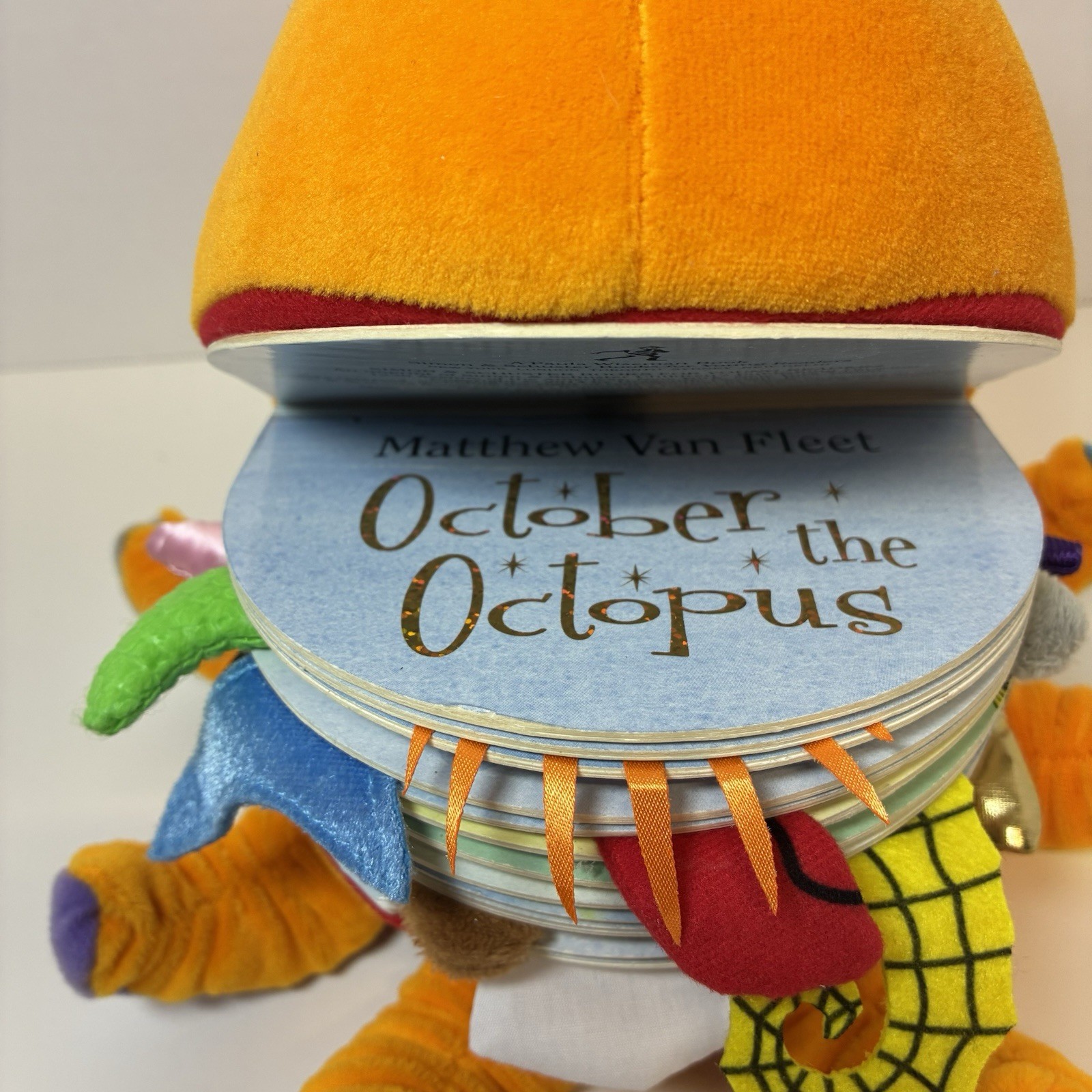Simon and Schuster OCTOBER the OCTOPUS- Matthew Van Fleet Huggable Concept Book