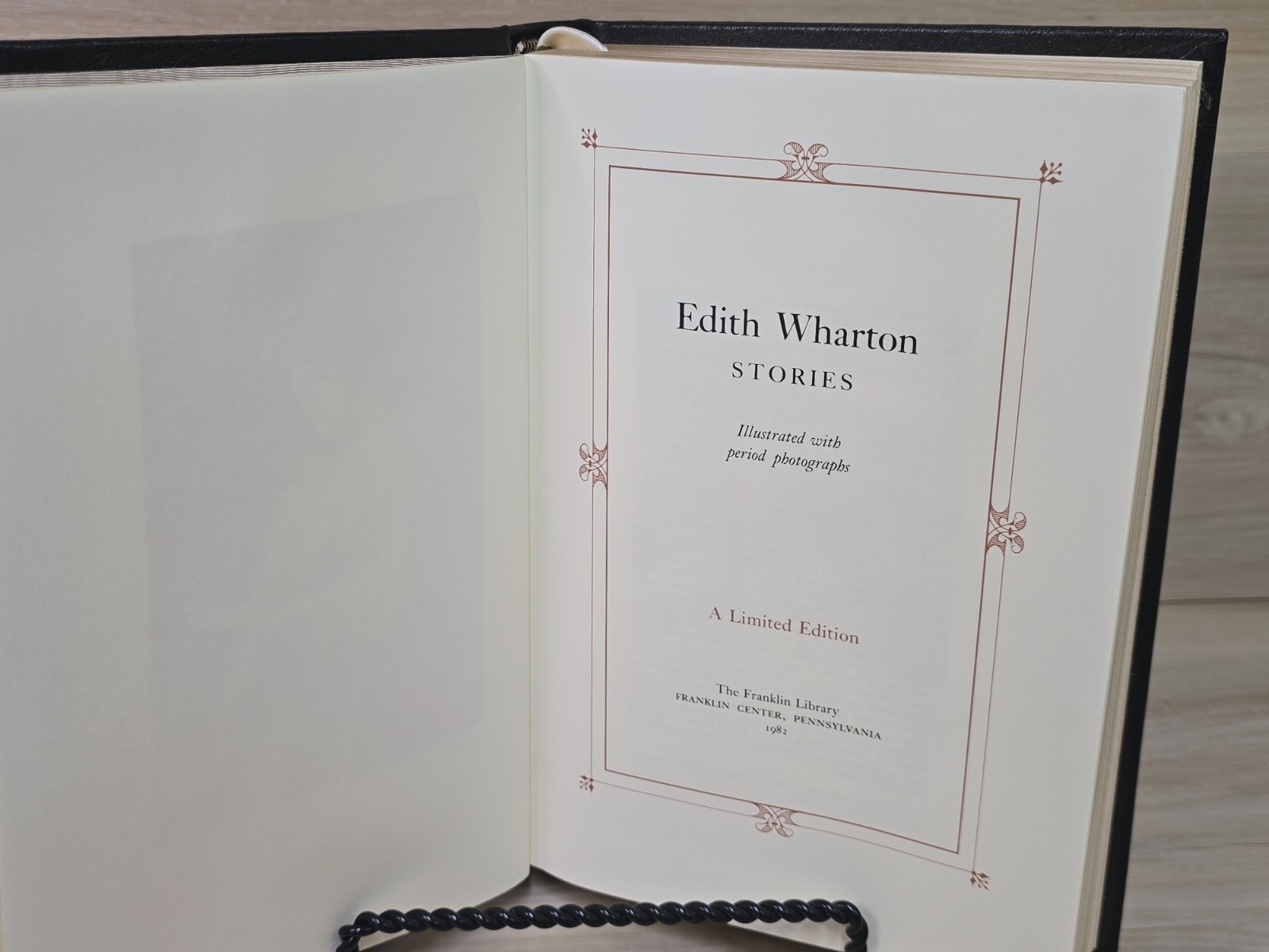 Franklin Library Edith Wharton Stories 1982 Limited Edition Leather Bound