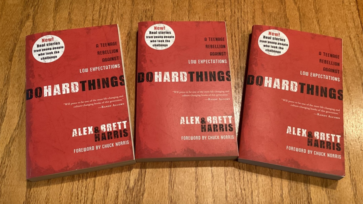 3 DO HARD THINGS: A TEENAGE REBELLION AGAINST LOW pbs Alex Harris & Brett Harris