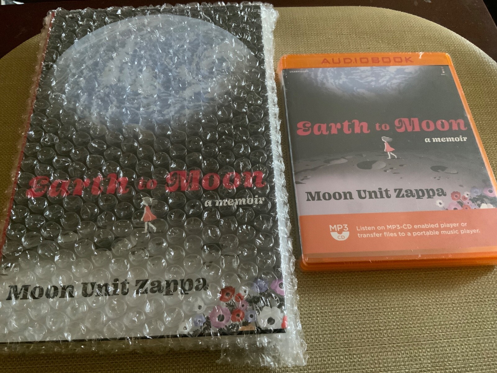 Mp3 Audiobook H/C Book Lot Autographed Signed Earth to Moon Unit Frank Zappa NEW