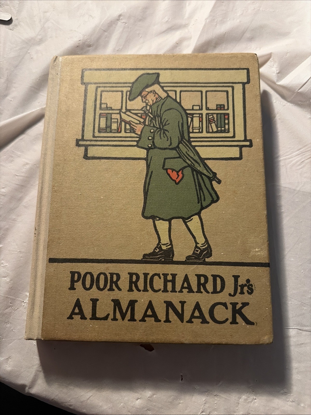 POOR RICHARD JR’S ALMANACK 1906 1st EDITION DAILY QUOTES SMALL HARDCOVER BOOK