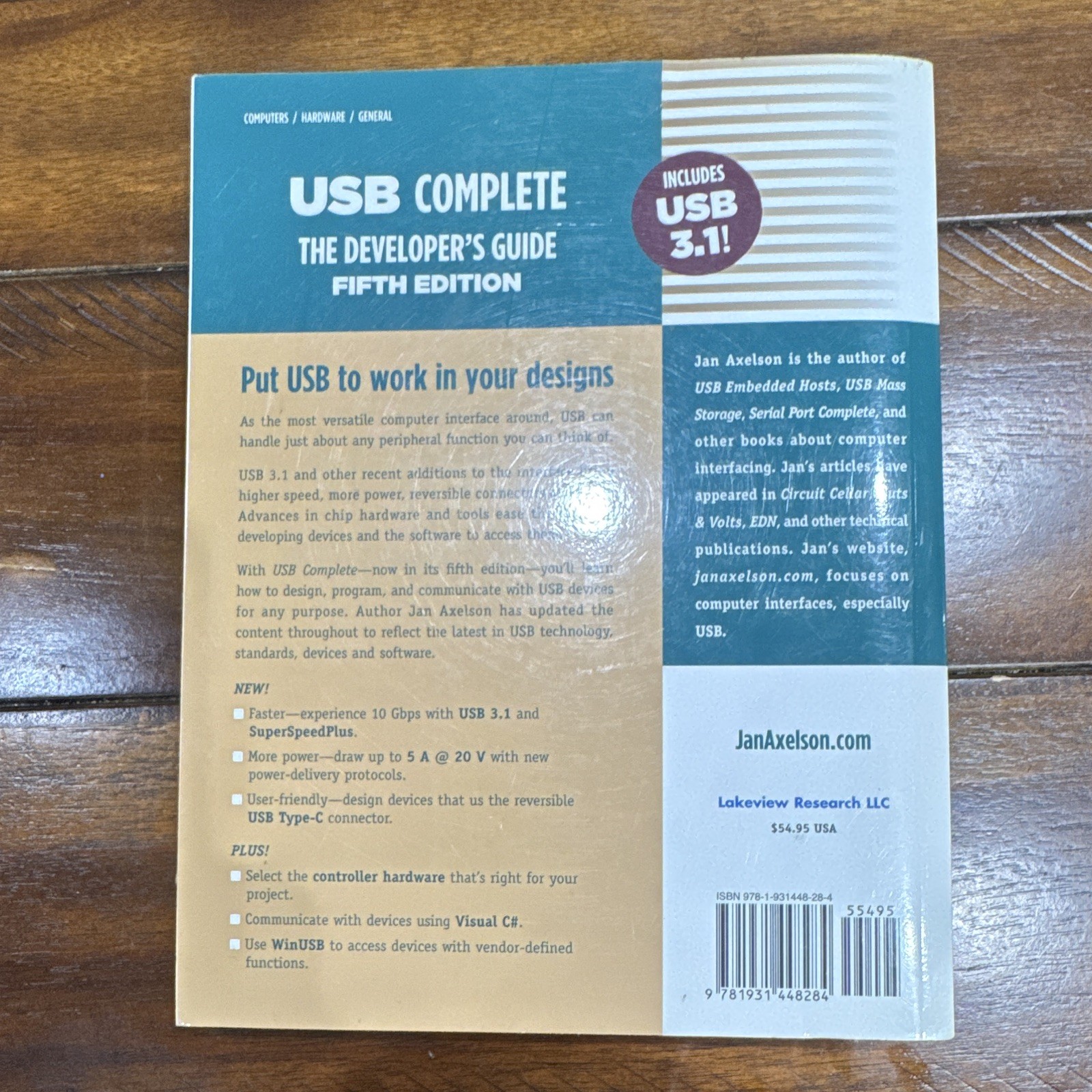 Lakeview Research LLC USB Complete: The Developer’s Guide 5th Ed, Jan Axelson