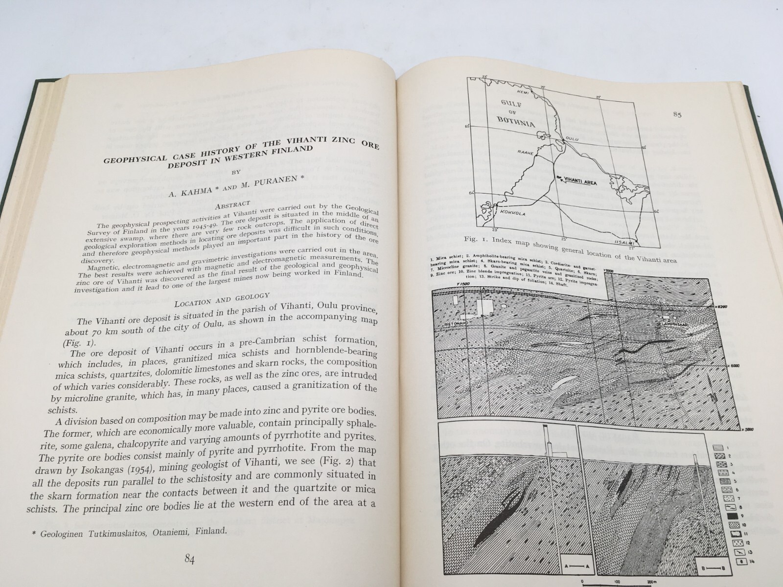 GEOPHYSICAL SURVEYS IN MINING, HYDROLOGICAL & ENGINEERING PROJECTS VINTAGE BOOK