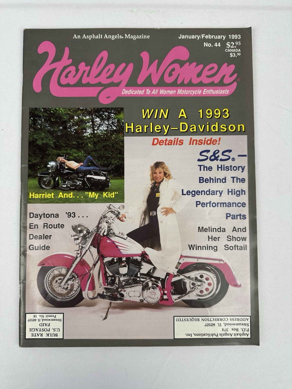 Harley Women Magazine No. 44 January/February 1993