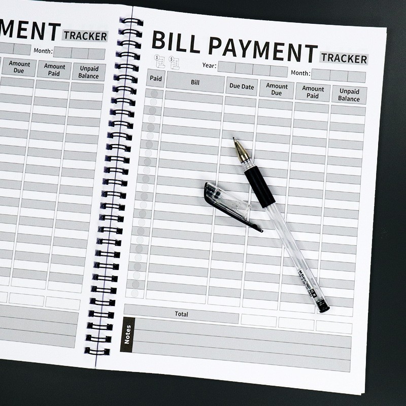 2PCS Monthly Bill Payment Checklist: Bill Tracker Notebook, the 4-Year Guide