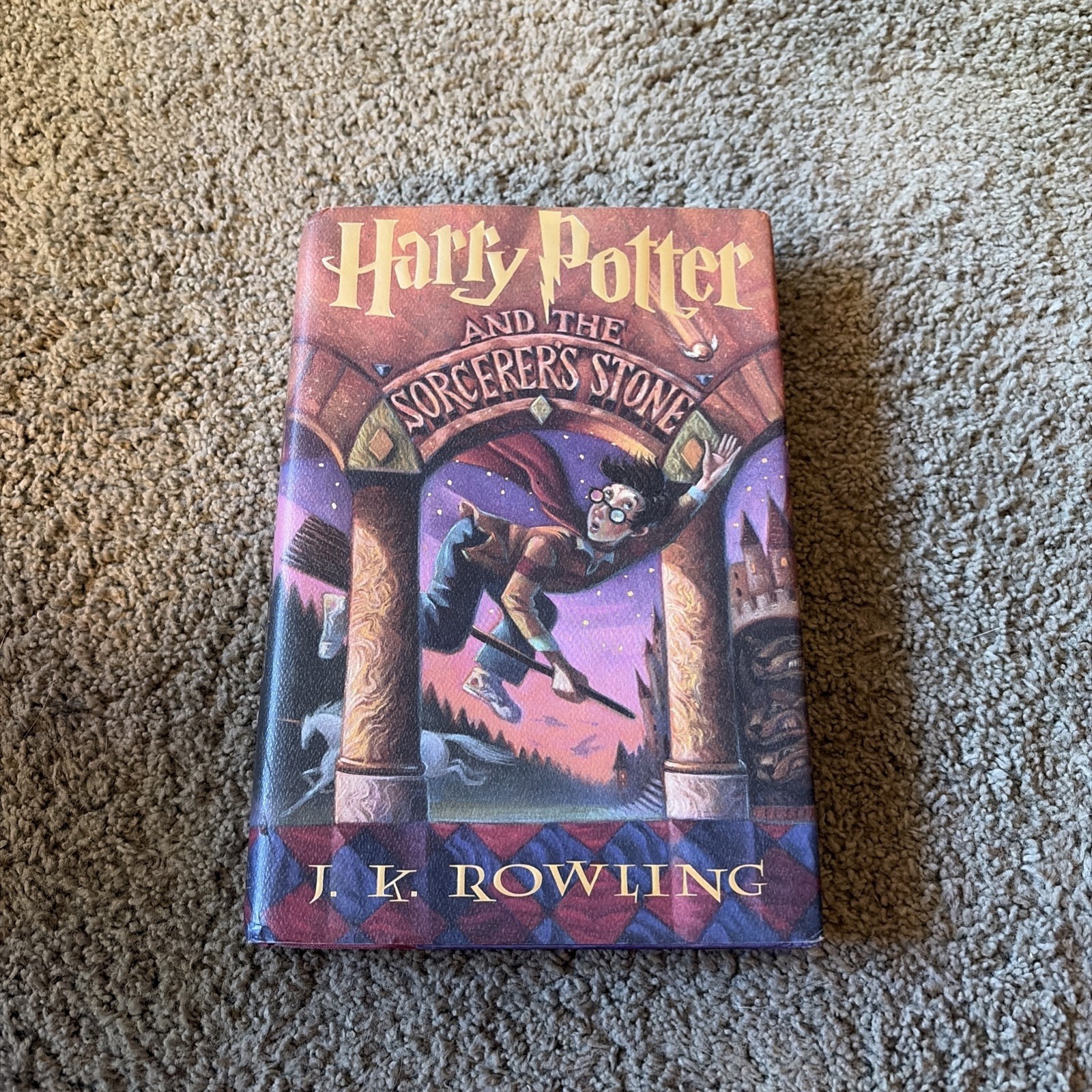 Harry Potter and the Sorcerers Stone – Hardcover By Rowling 27 Print 1st Ed HC