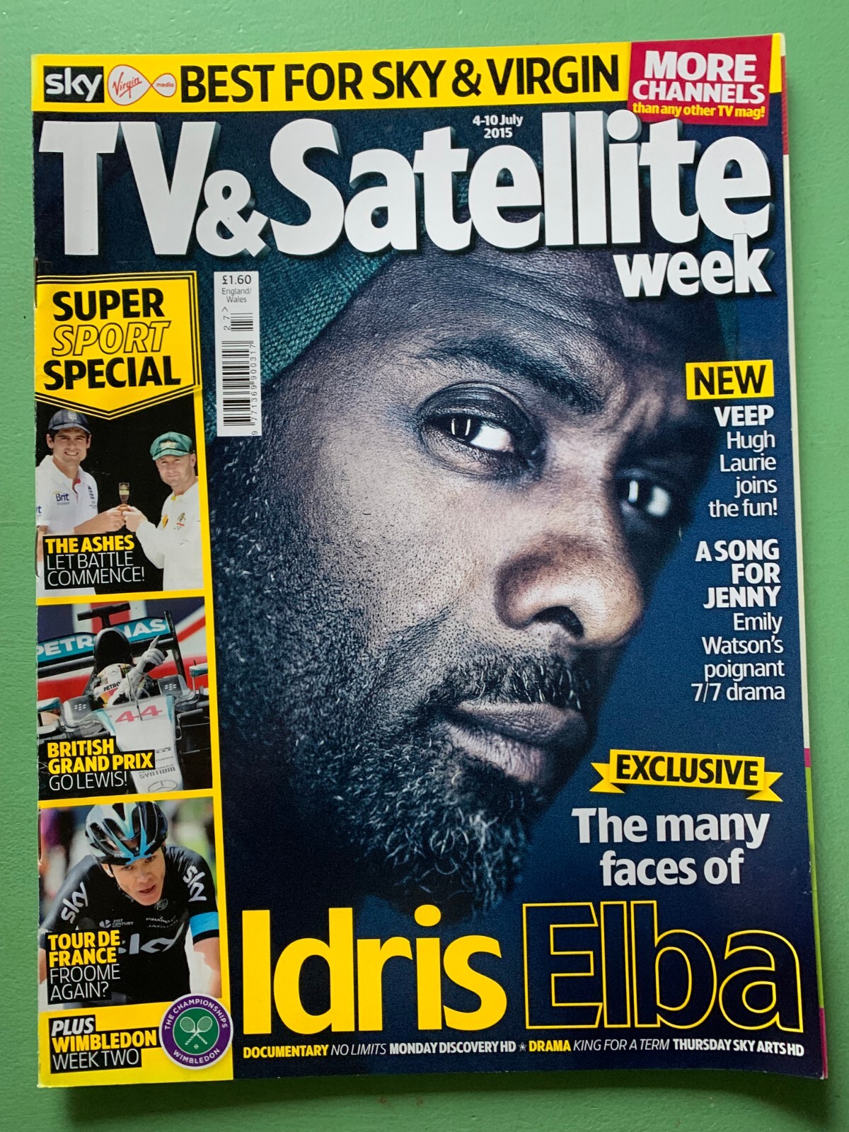 TV & SATELLITE WEEK 4-Jul-2015 IDRIS ELBA Emily Watson Selina Meyer Joel Lambert