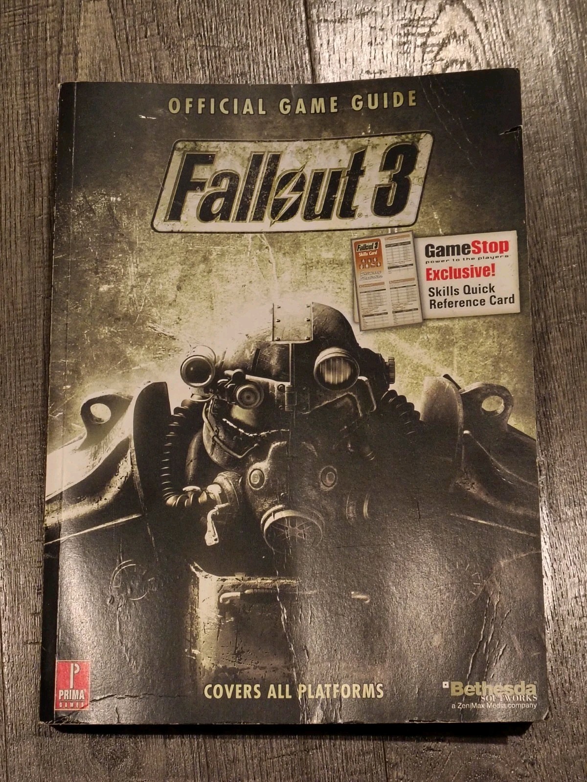 Fallout 3 : Prima Official Game Guide GAMESTOP EDITION – MAP INTACT