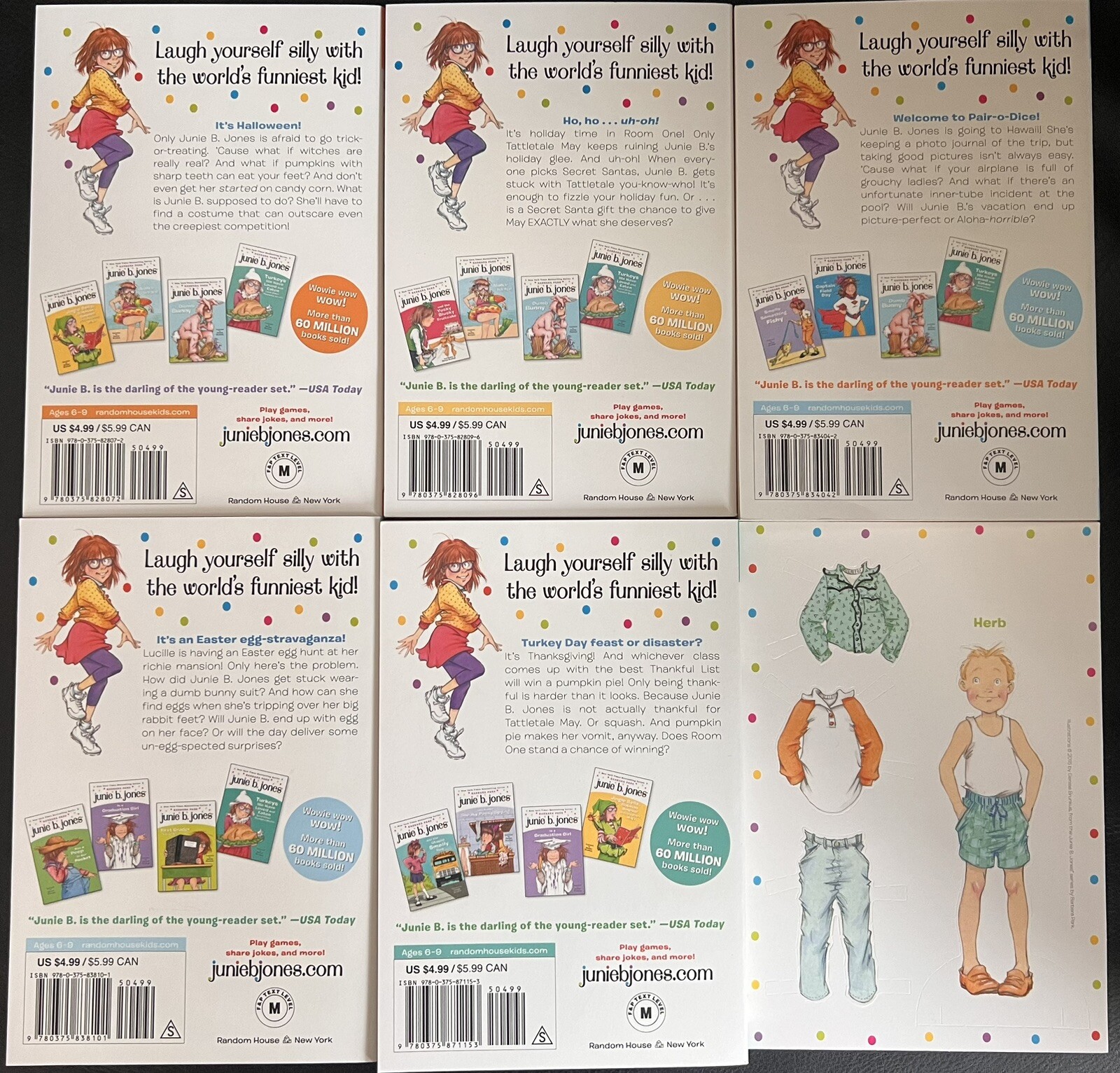 Junie B. Jones Complete First Grade Collection B. Park Books 18-28