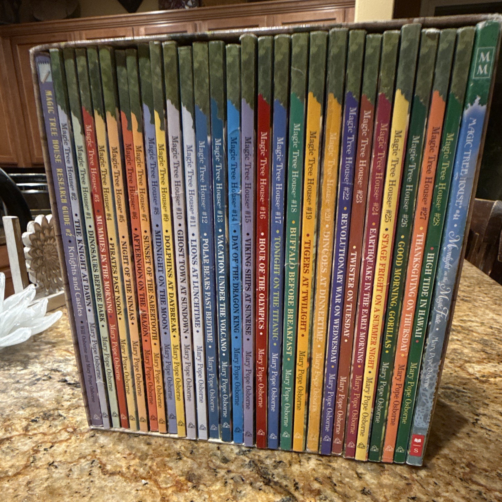 Magic Tree House Books 1-28 (missing #21) Box Set by Mary Pope Osborne, Ages 4-8