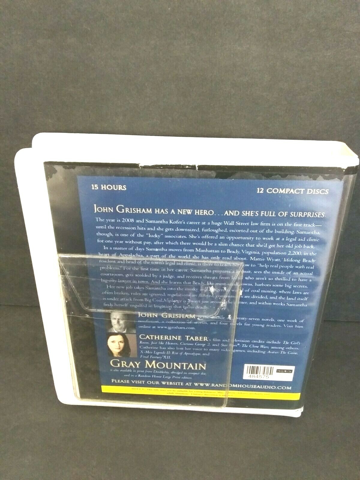John Grisham Audio Book Gray Mountain A Novel 12 Compact Disc 15 Hours