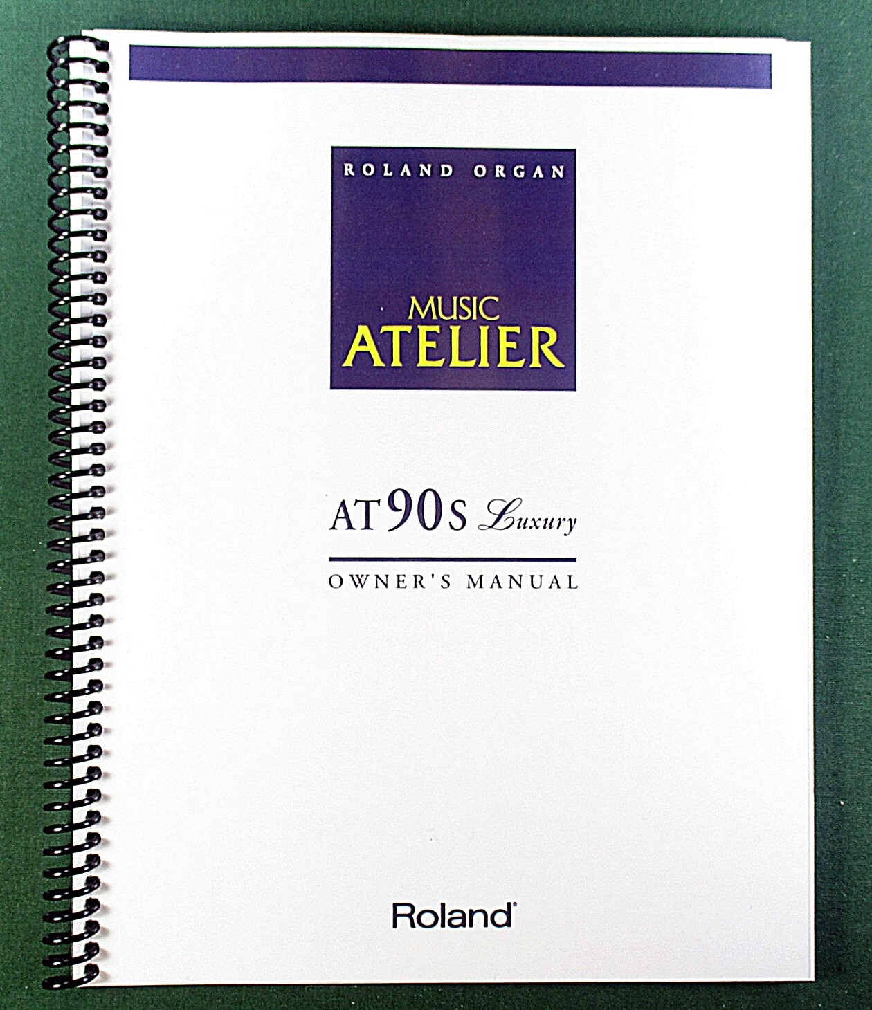 Roland AT90s Luxury Owner’s Instruction Manual: 266 Pages & Protective Covers!