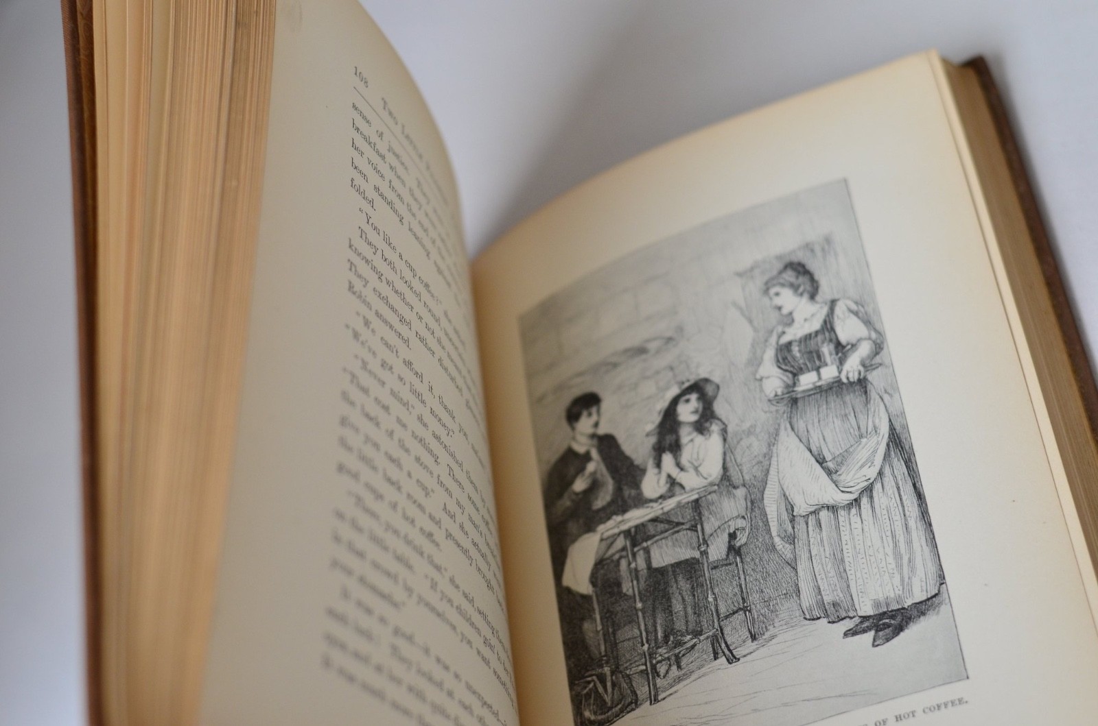 Antique Victorian Binding Two Little Pilgrim’s Progress Frances Hodgson Burnett