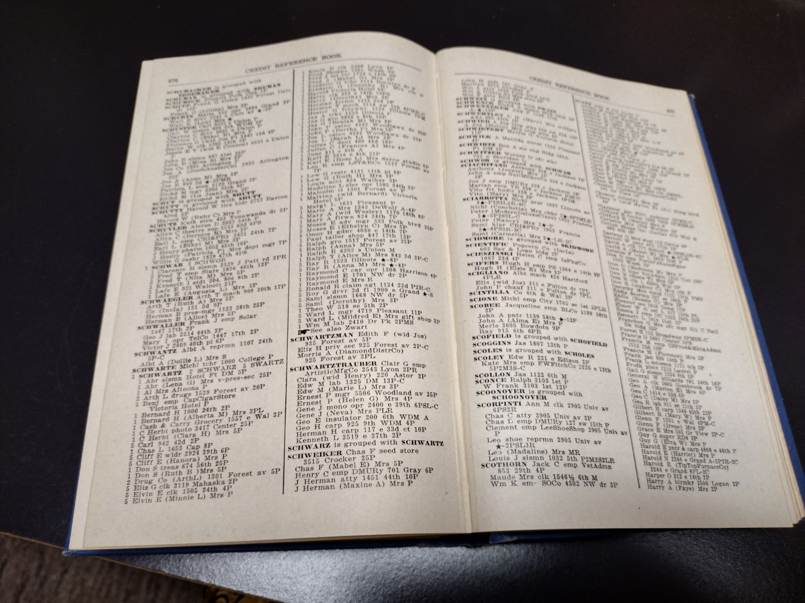 1947-48 Credit Reference Blue Book Des Moines West Des Moines Polk County 838pgs