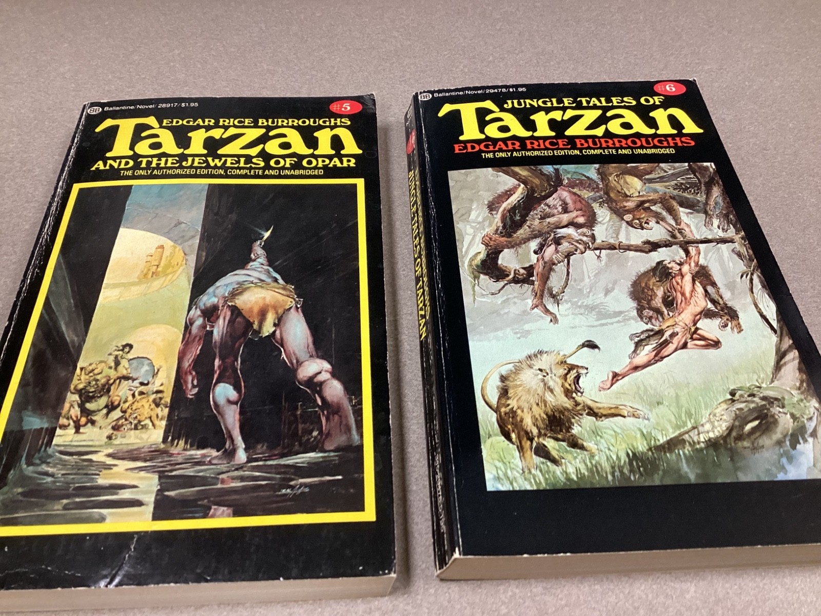 TARZAN PAPERBACK SERIES 1-9