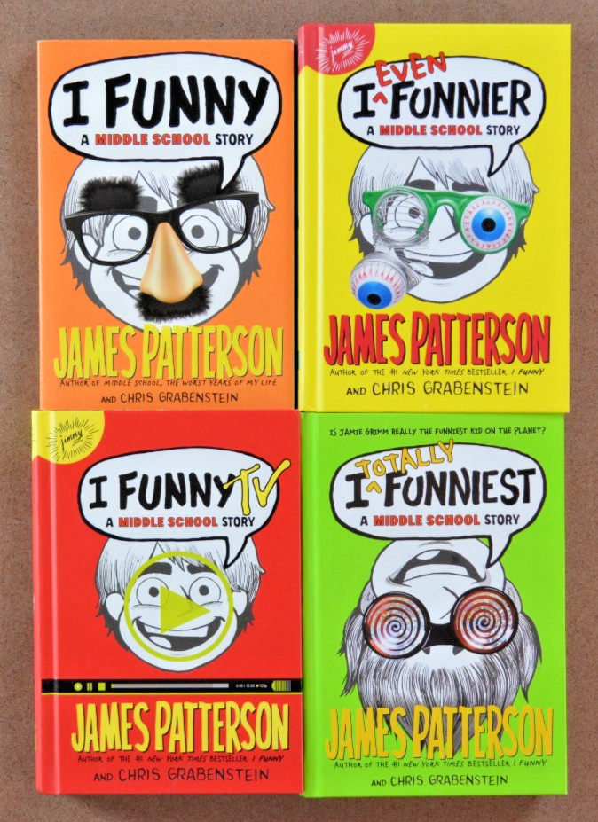 Lot of 4 the I Funny Chapter Book Series by James Patterson Chris Grabenstein P1